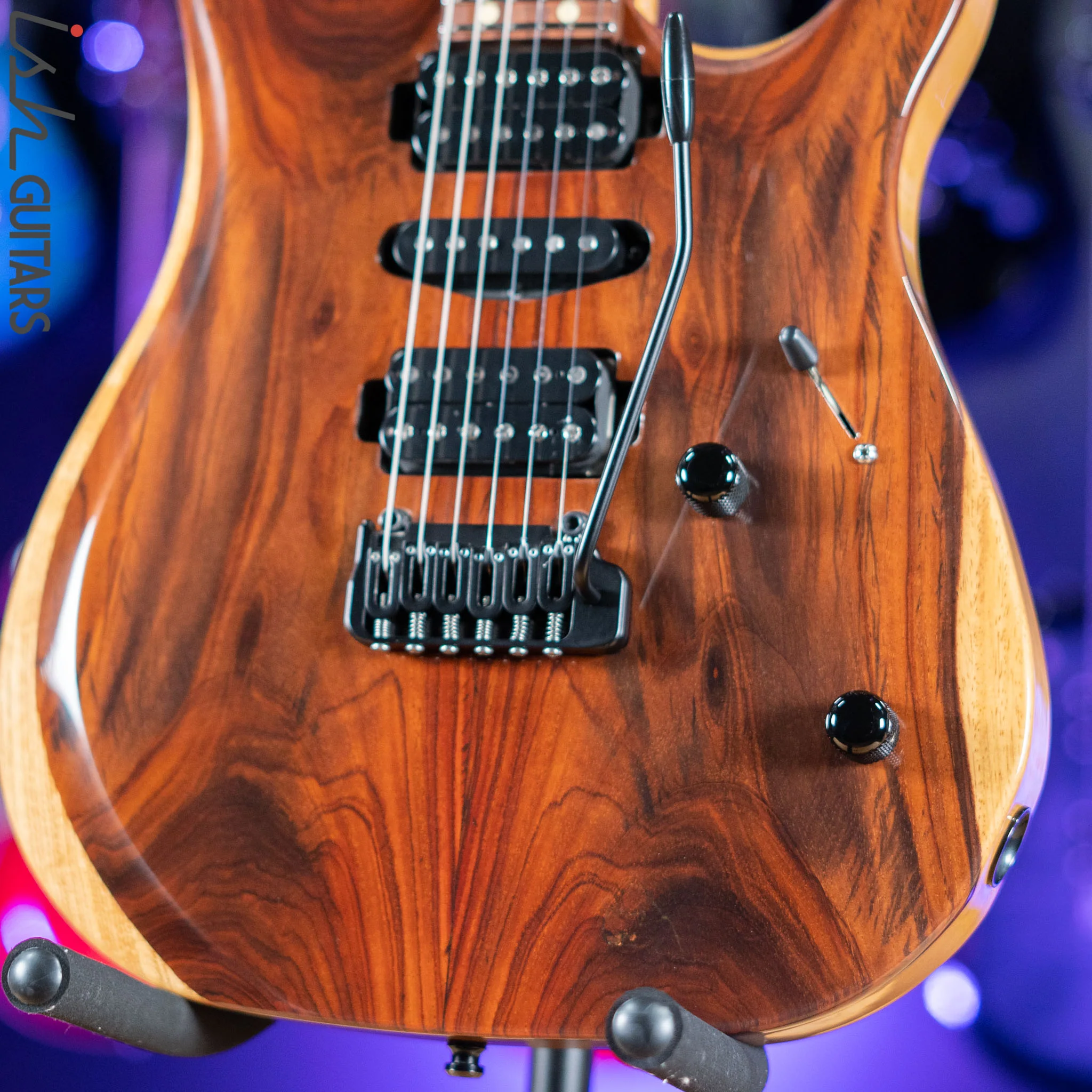 2018 LSL Instruments XT4 Deluxe 24 Fret Exotic HSH Cocobolo Top - Image 4