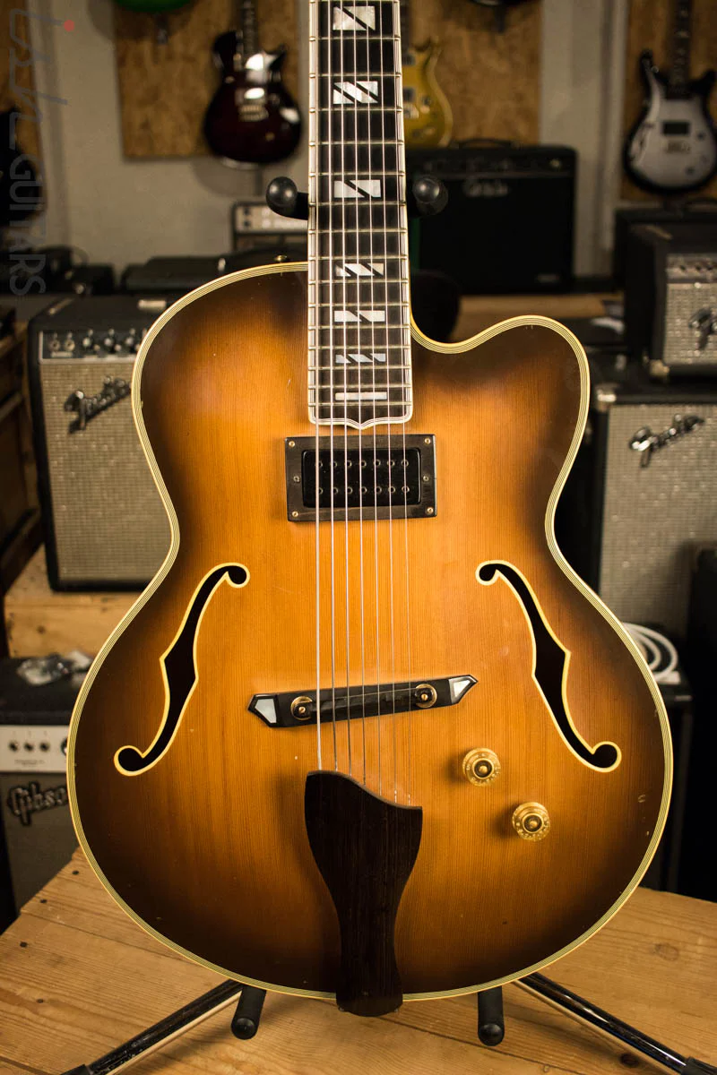 Mancuso Hollowbody 7 String Electric Guitar