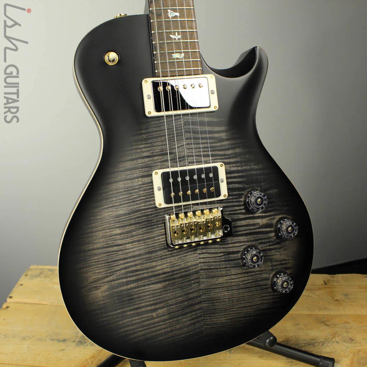 Paul Reed Smith PRS Mark Tremonti Signature Singlecut Guitar Charcoal Burst Satin 10 Top B-Stock