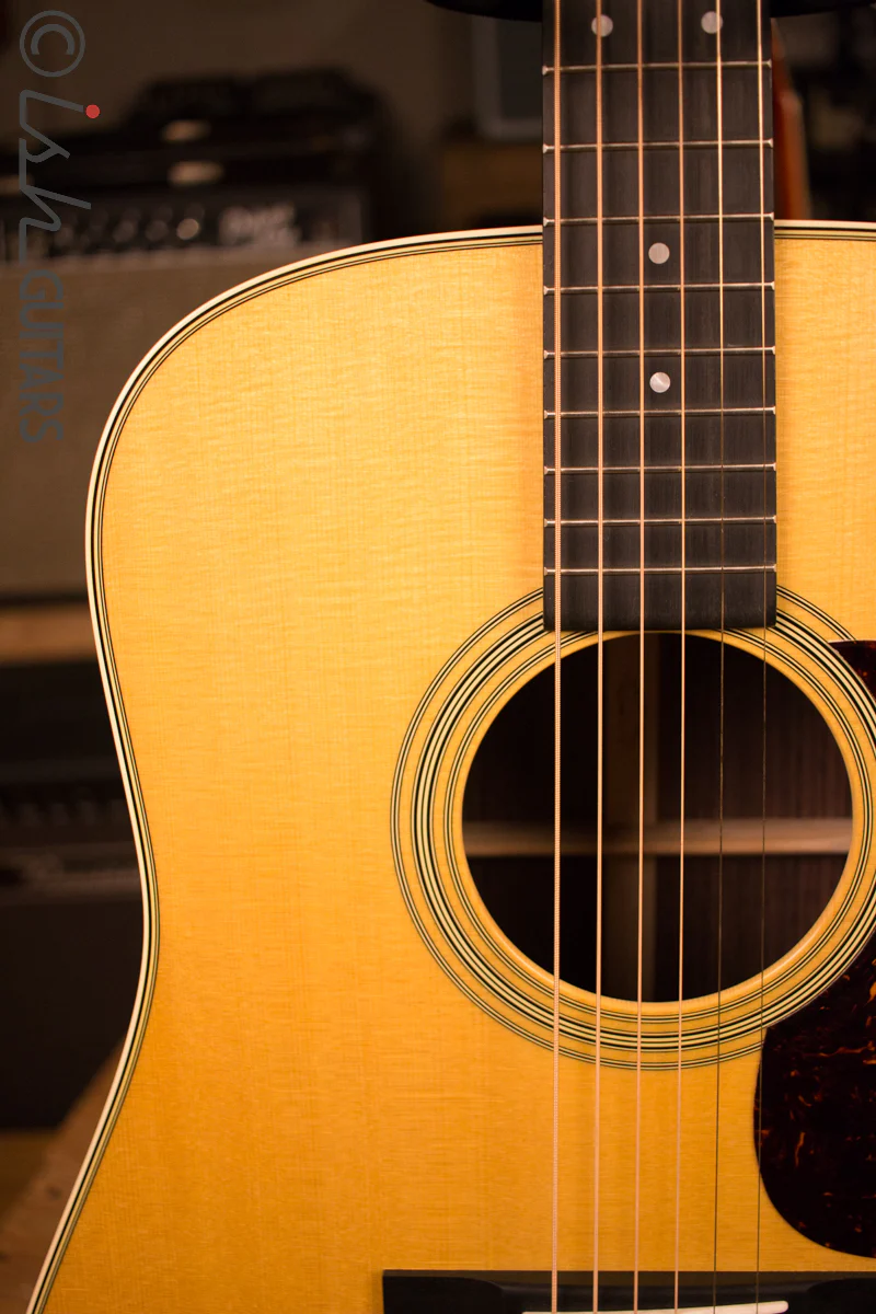 2018 Martin D-28 Spruce Top Rosewood Back Acoustic Guitar - Image 3