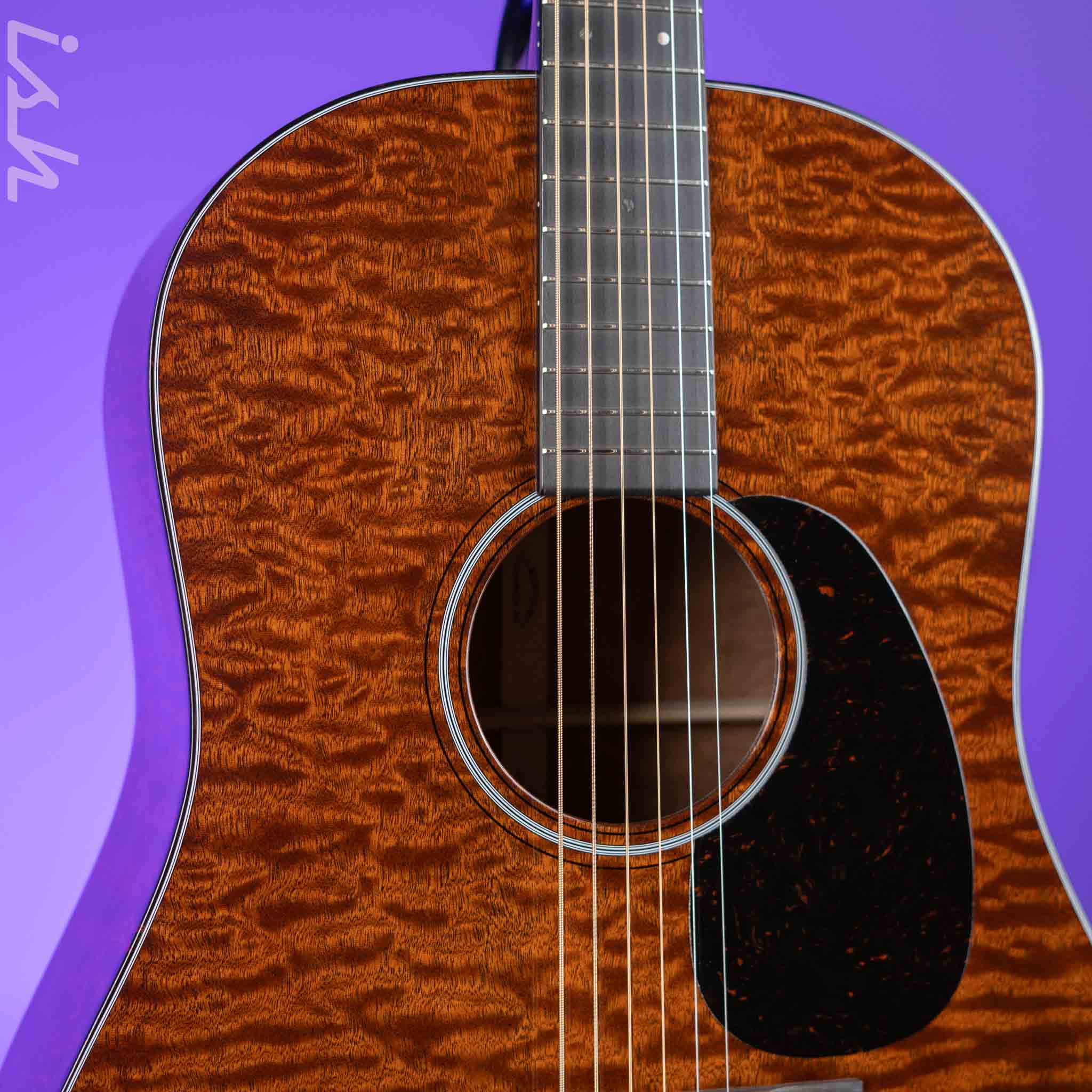 Martin Custom Shop D-18 Style Quilted Sapele 12-Fret - Image 3