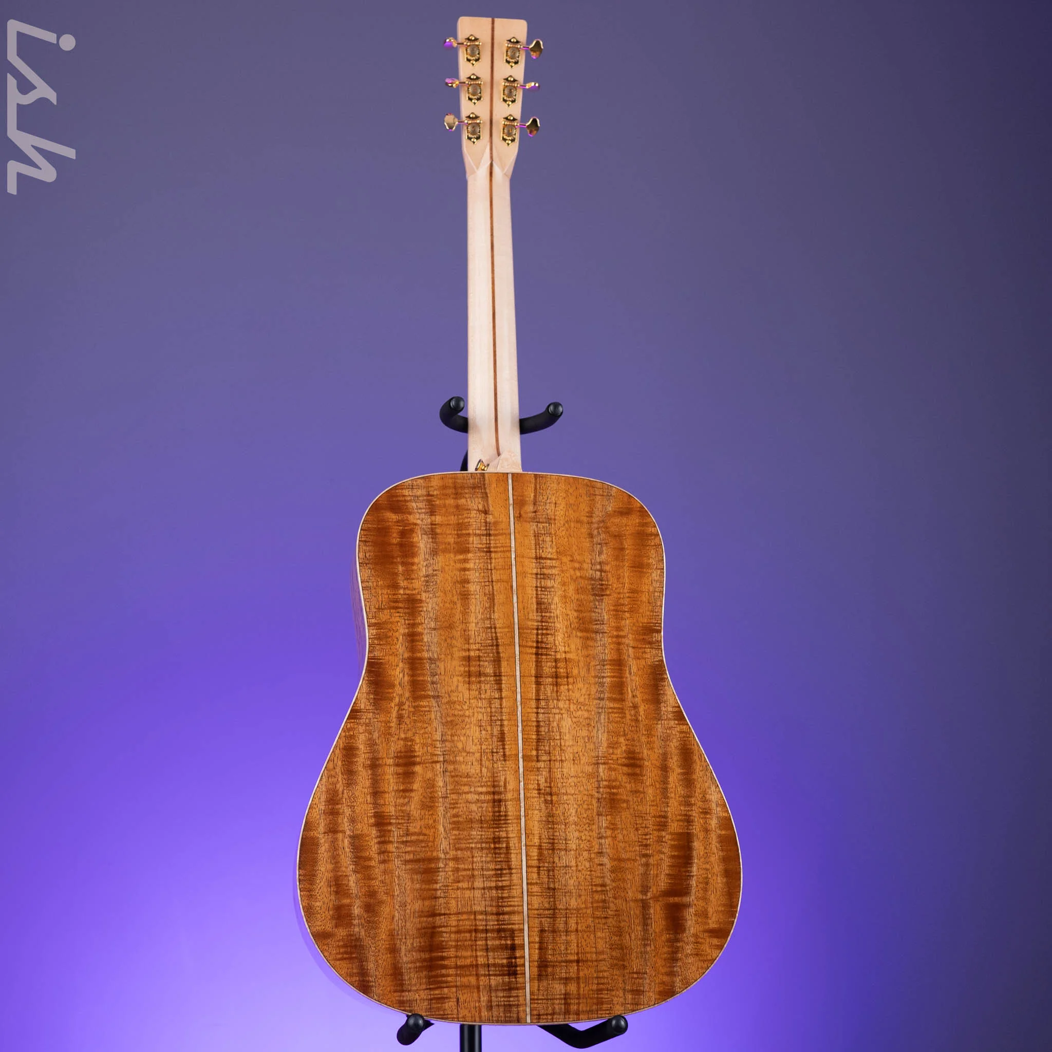 Martin Custom Shop D-28 Style Dreadnought Acoustic Guitar Highly Flamed Koa - Image 11