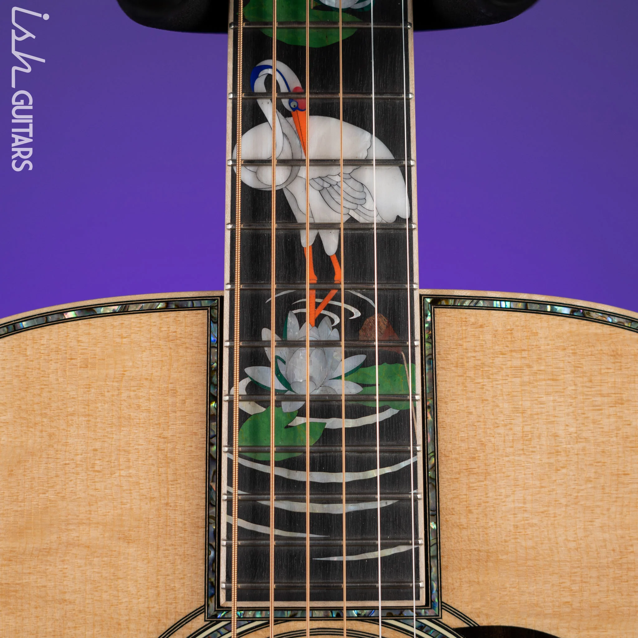 Martin Custom Shop D-45 Harvey Leach Lotus Flower - Image 8