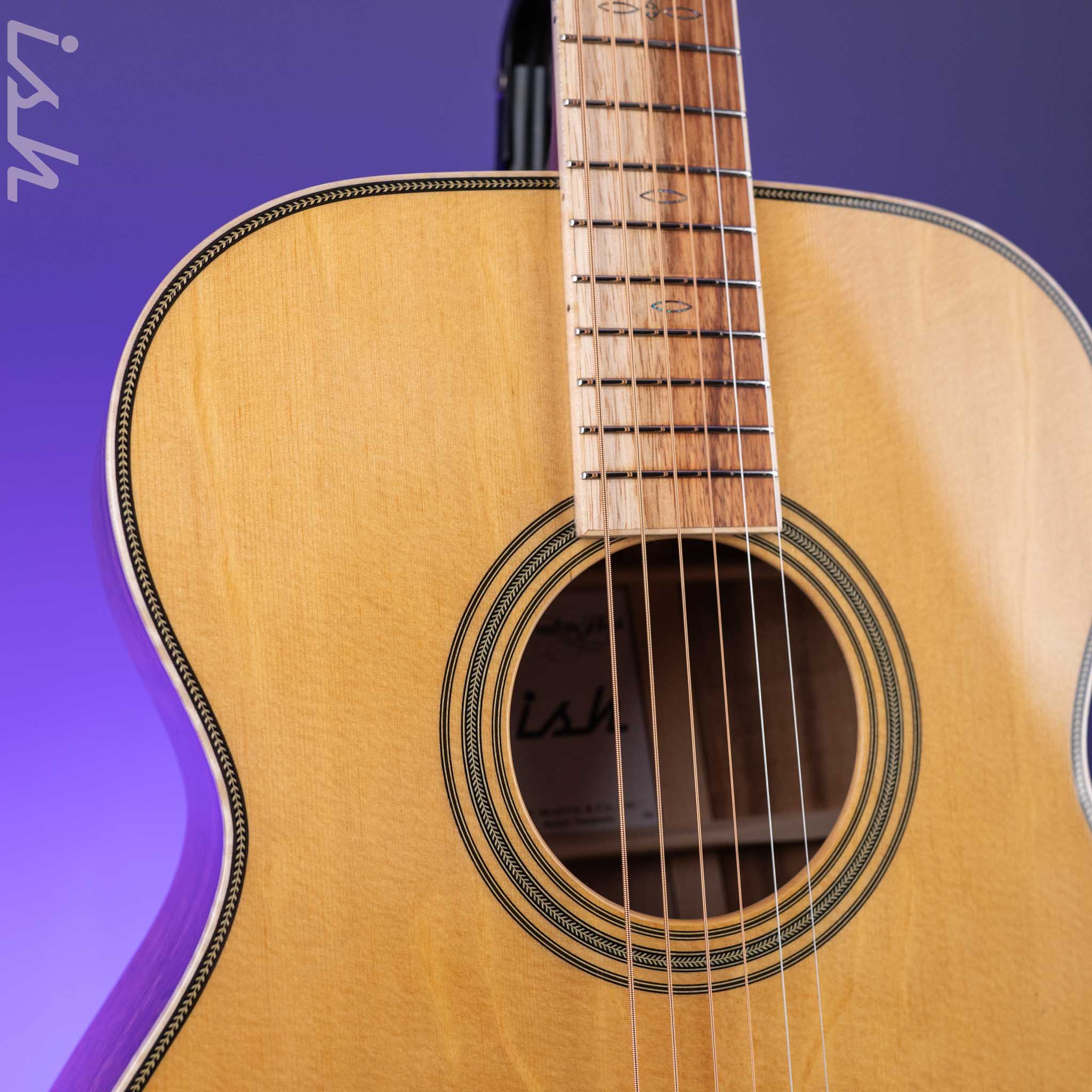 Martin Custom Shop M-36 Style Grand Auditorium Highly Flamed Koa - Image 4