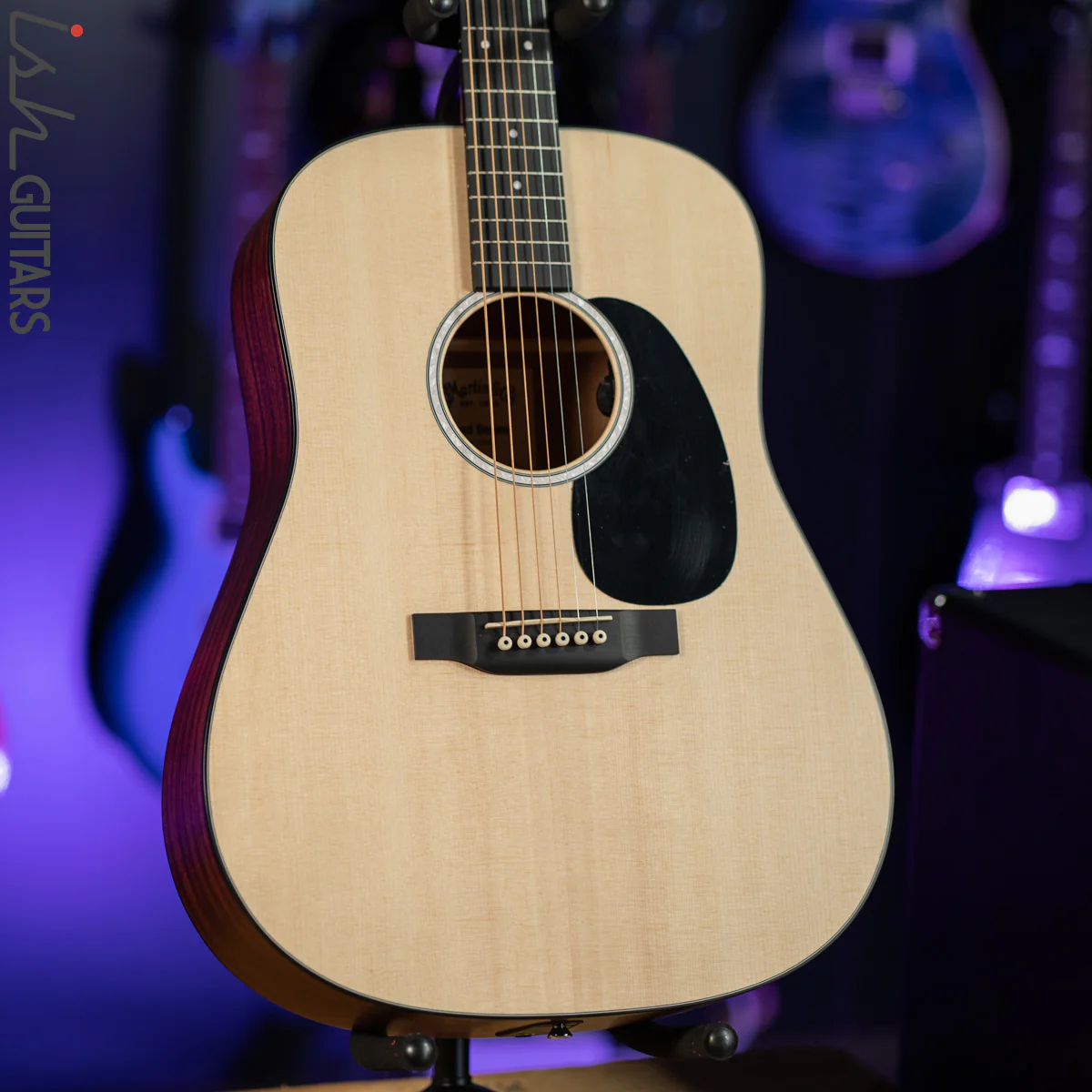 Martin D-10E Dreadnought Acoustic-Electric Guitar Natural Spruce Blemished
