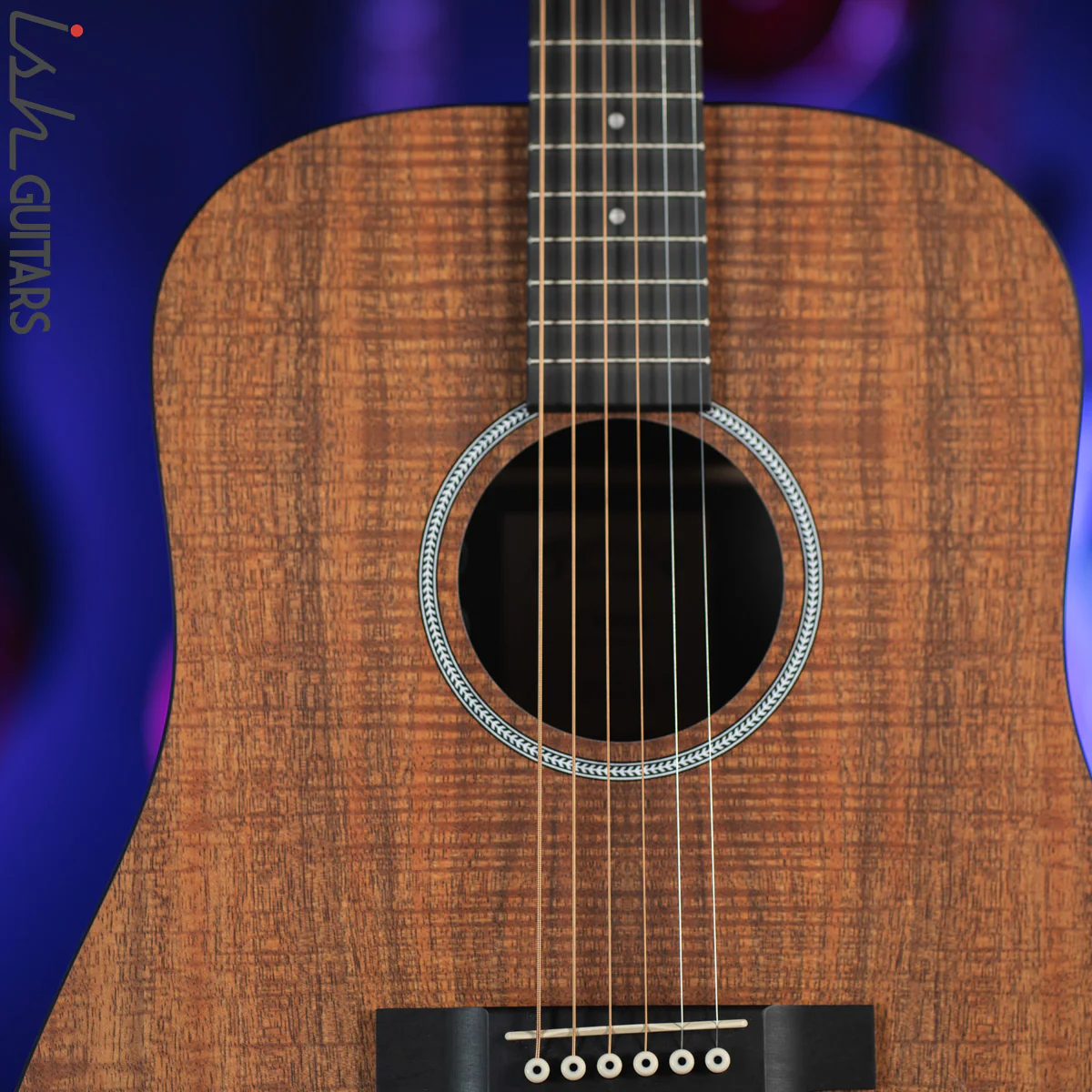 Martin D-X1E Natural Koa Acoustic-Electric Guitar - Image 3