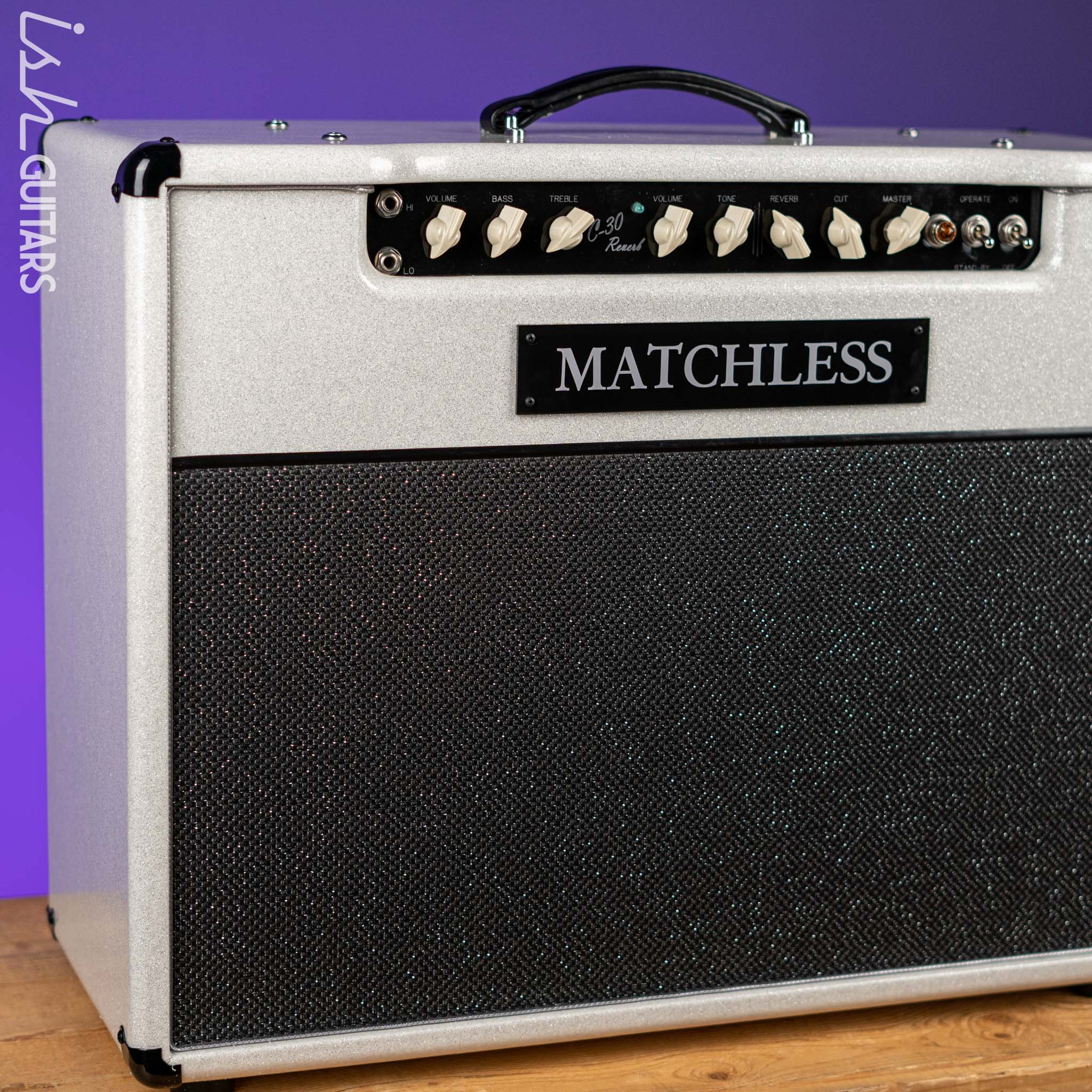 Matchless DC-30 Reverb Sparkle White/Silver Demo - Image 2