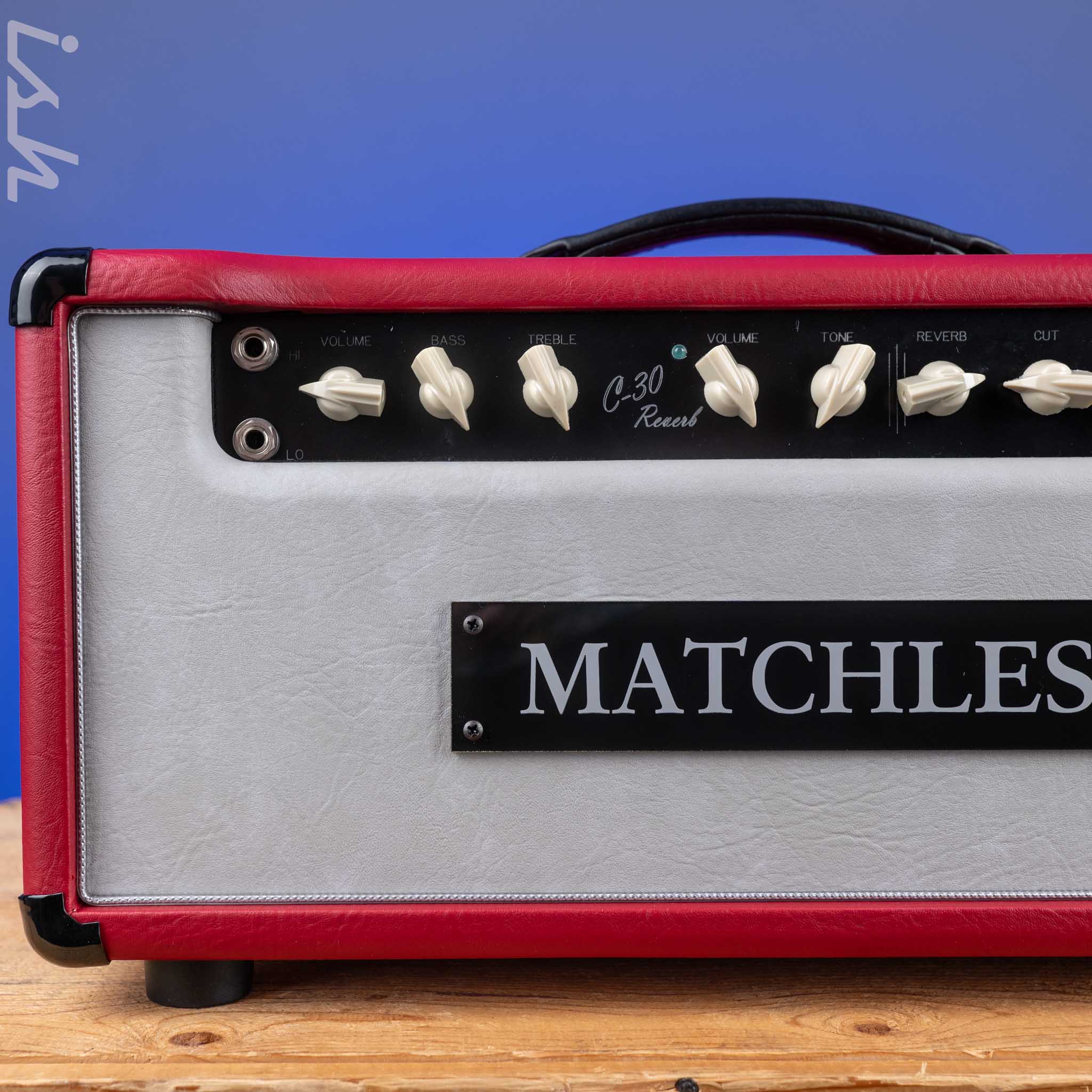 Matchless HC-30 Reverb Custom Tolex Red/Grey/Silver - Image 2