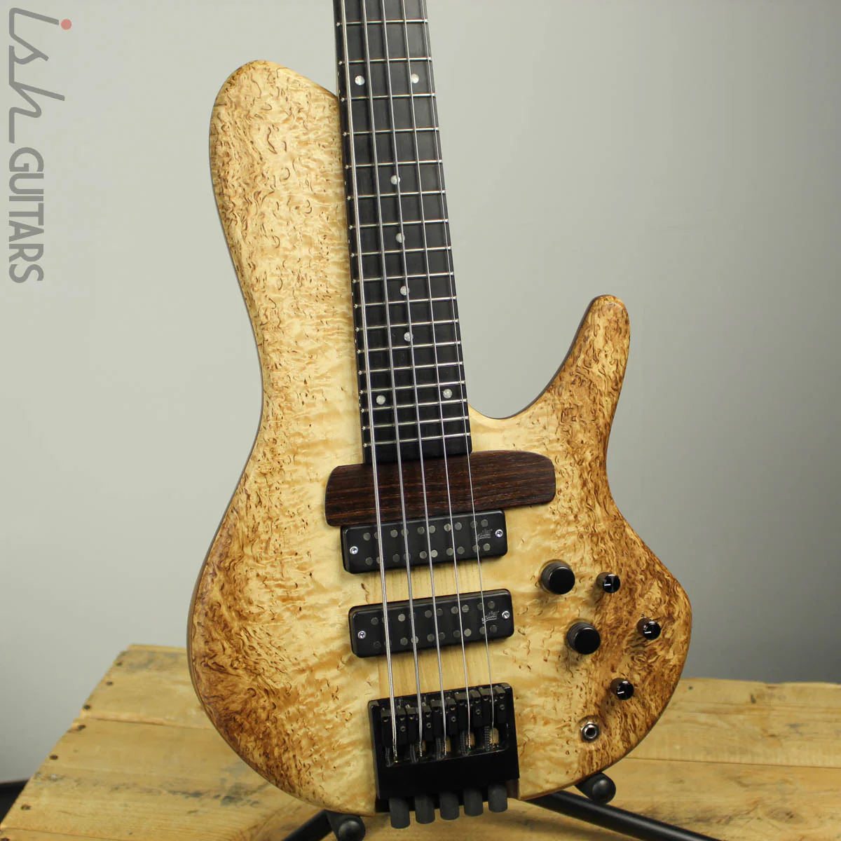 Mattisson Series I "Swiss" 5-String 'Headed Headless' Masur Birch Bass