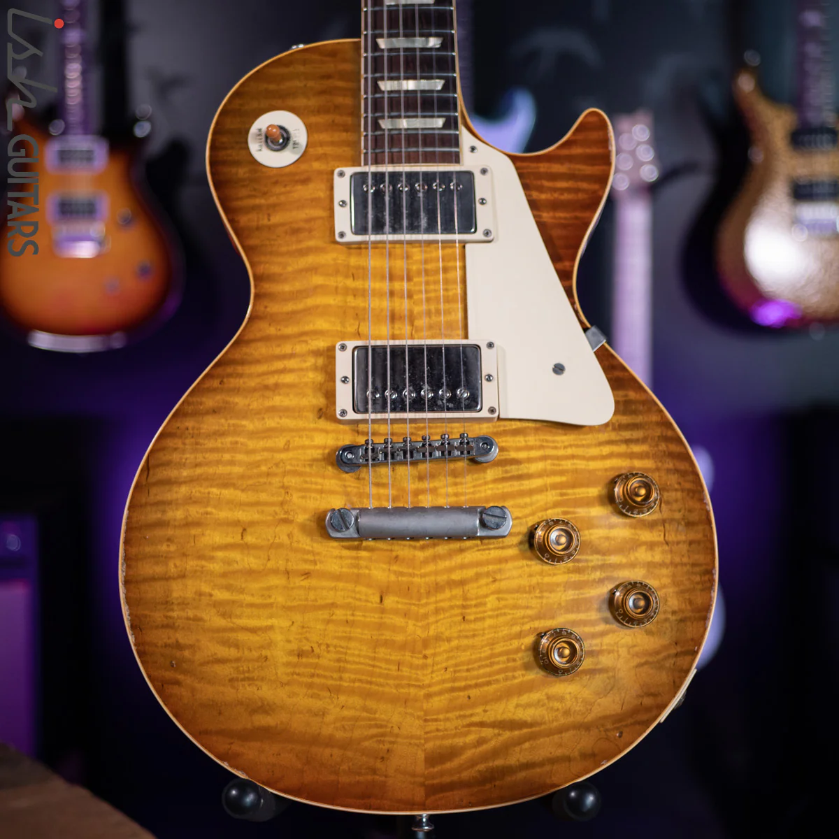 1990s Max Burst "Gibson" Les Paul Lemon Burst