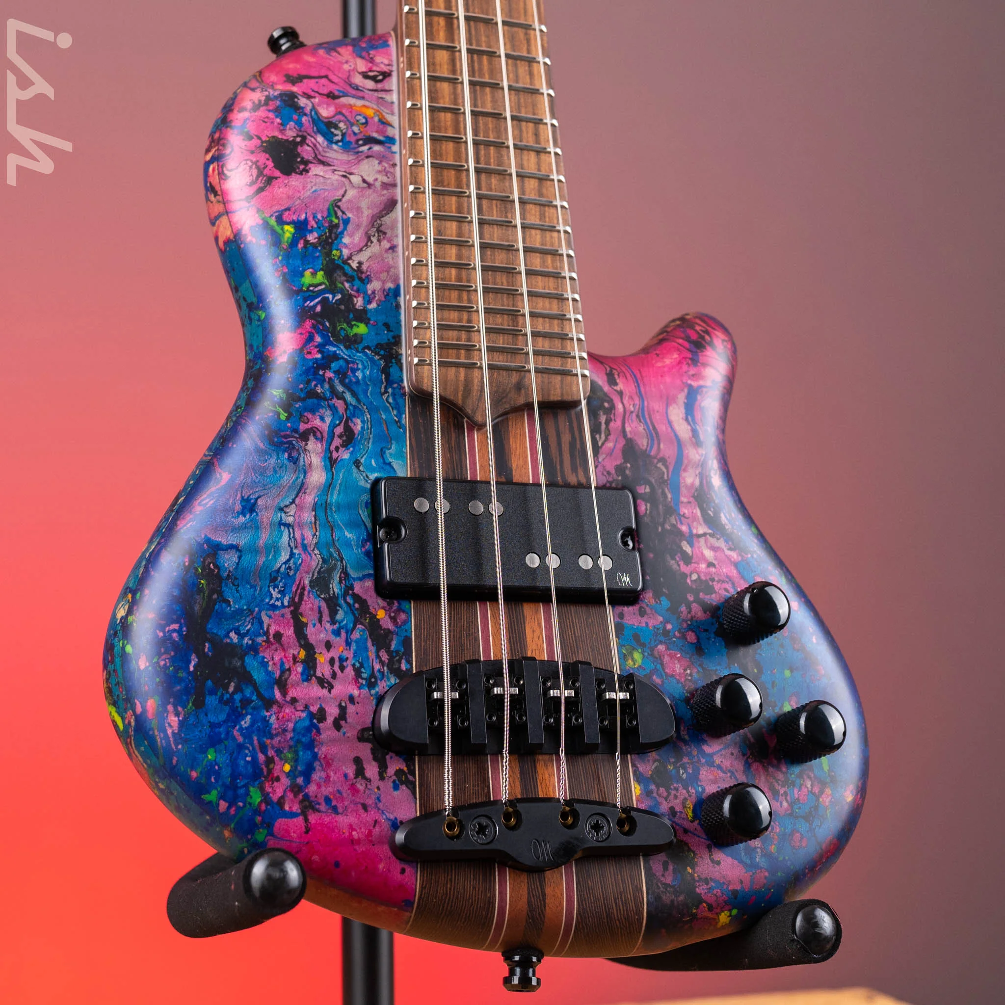 Mayones Cali 4 Bass Multicolor Swirl NAMM 2025