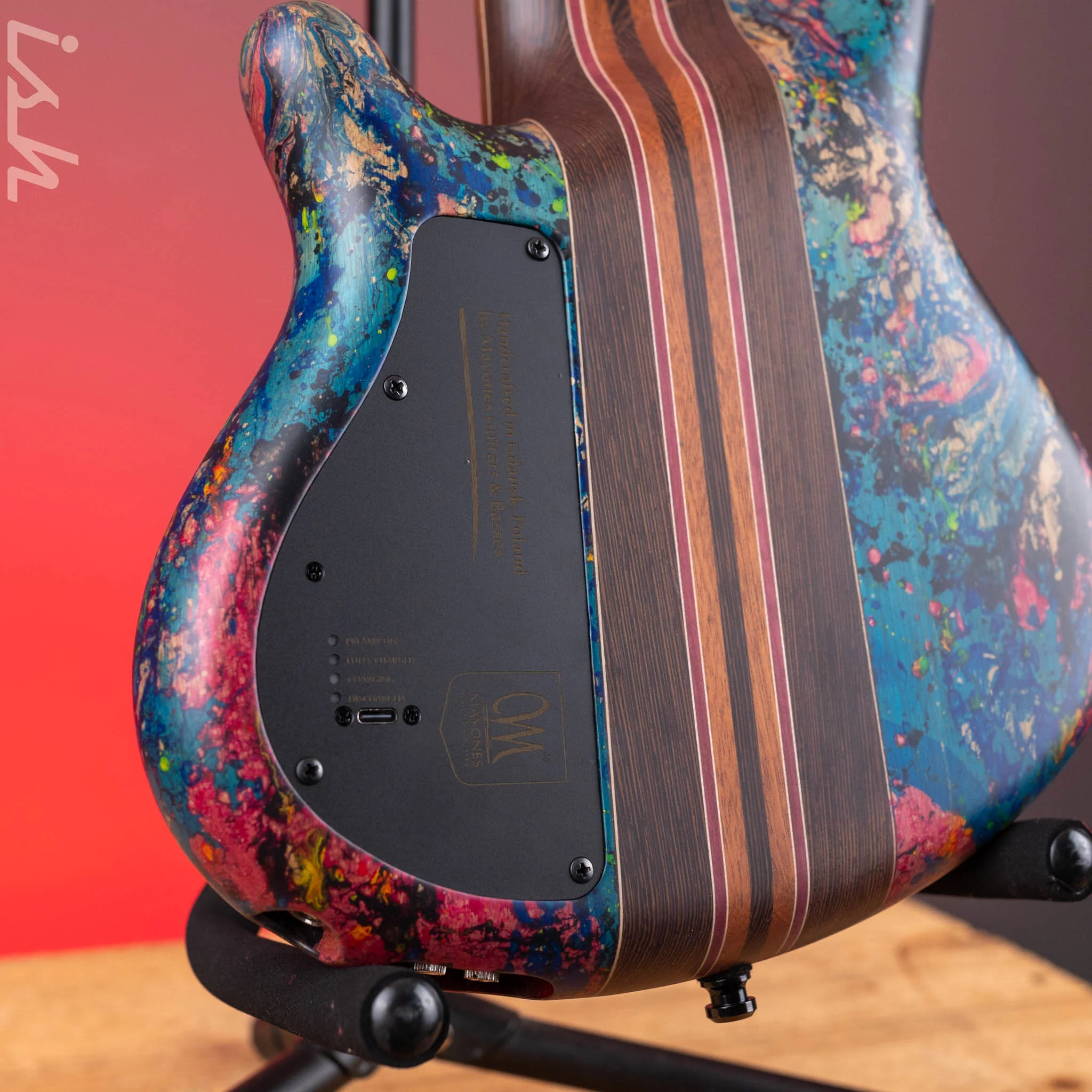 Mayones Cali 4 Bass Multicolor Swirl NAMM 2025 - Image 10