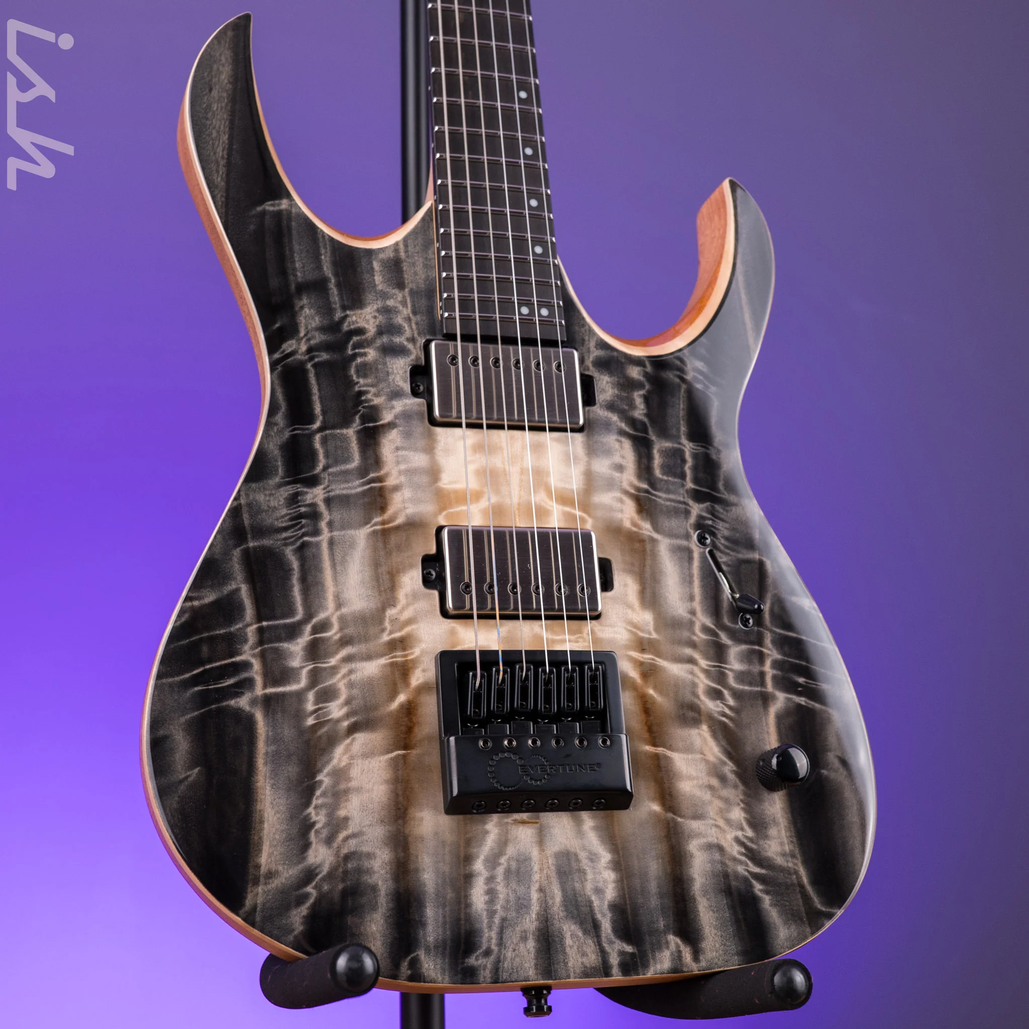 Mayones Duvell Elite 4EVER 6 Natural Fade Black Burst Out
