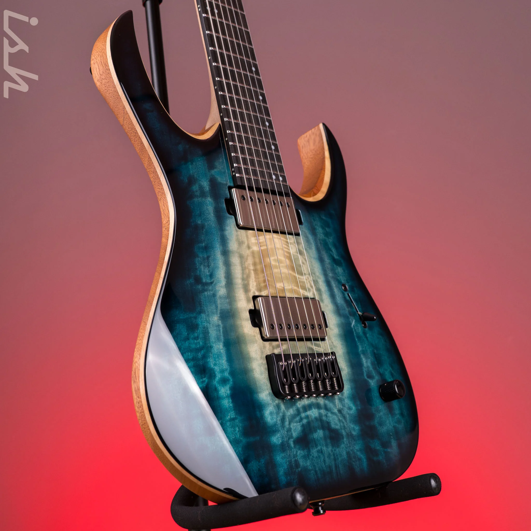 Mayones Duvell Elite 7 Baritone B26.5 Turquoise Iris - Image 3