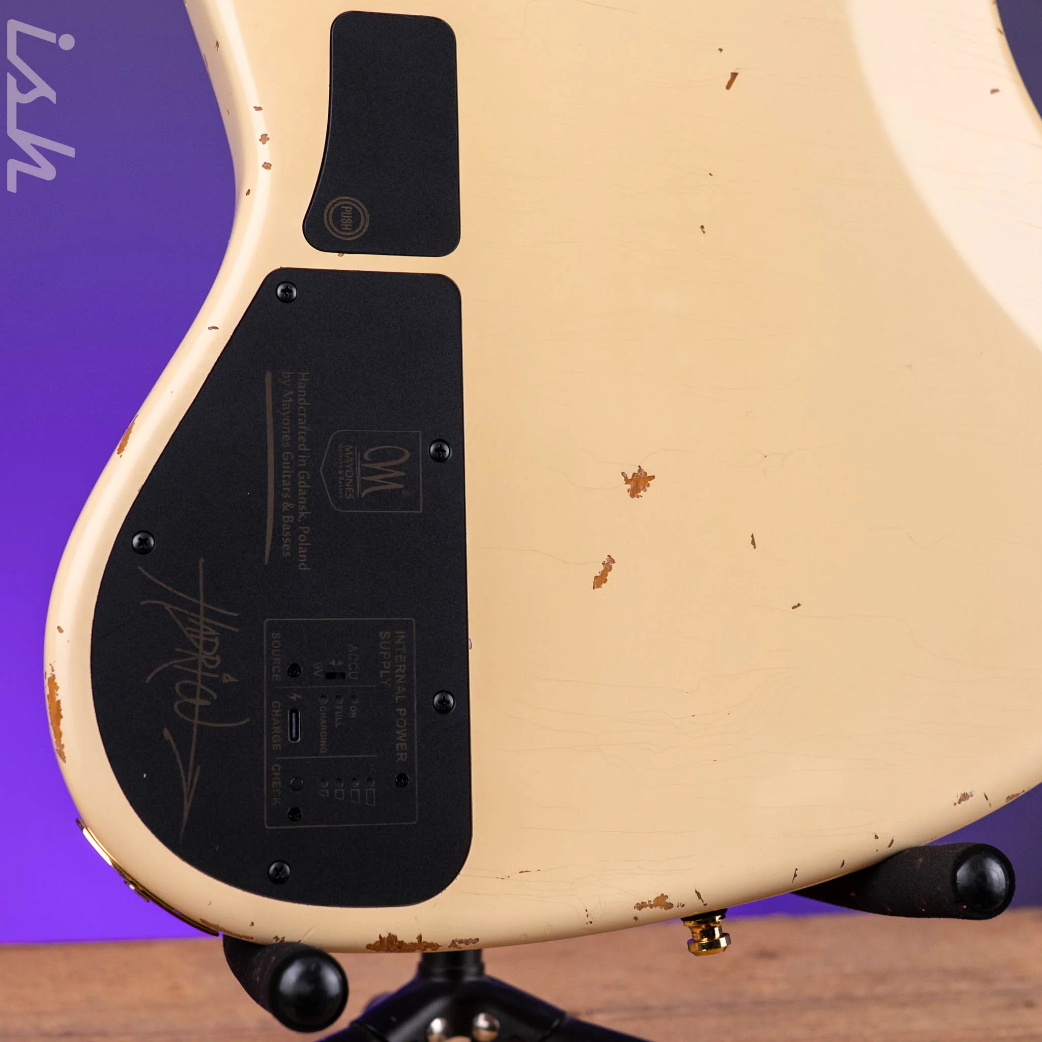 Mayones Jabba 5 Hadrien Feraud Signature Aged Yellow - Image 11