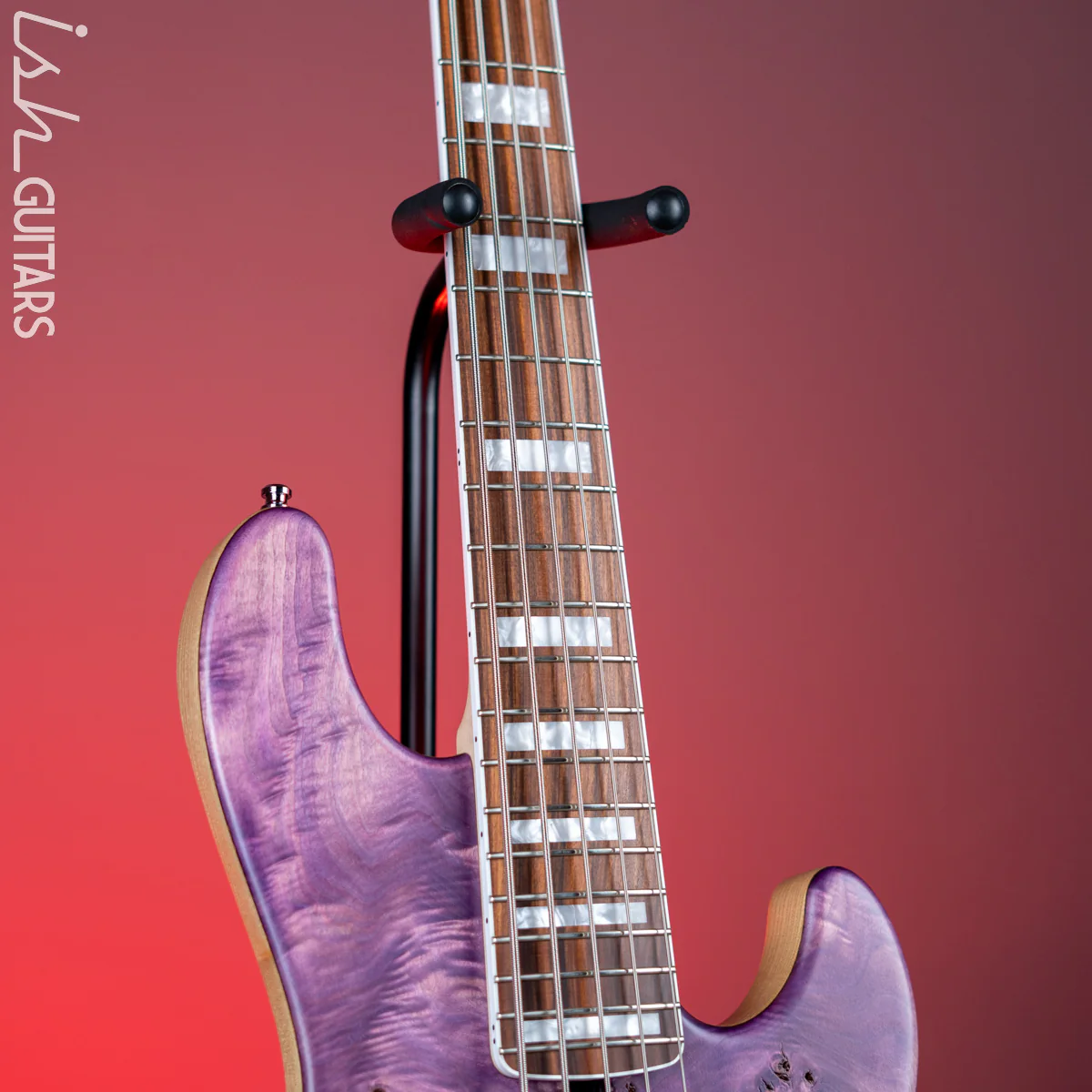 Mayones Jabba MalaMan 5 Federico Malaman Signature Bass Antique Violet Raw - Image 5