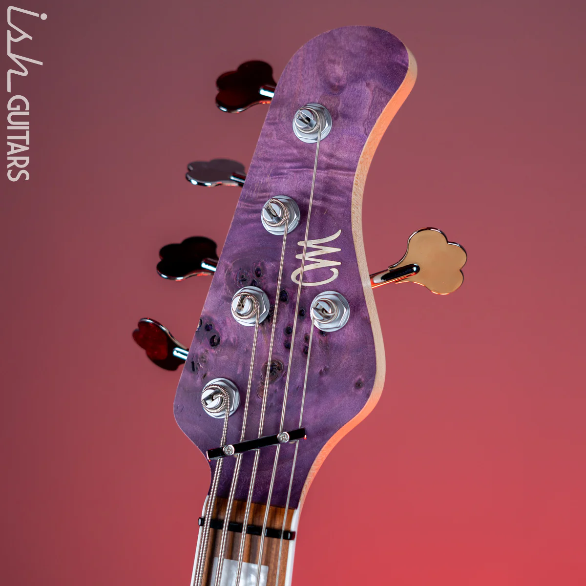 Mayones Jabba MalaMan 5 Federico Malaman Signature Bass Antique Violet Raw - Image 7