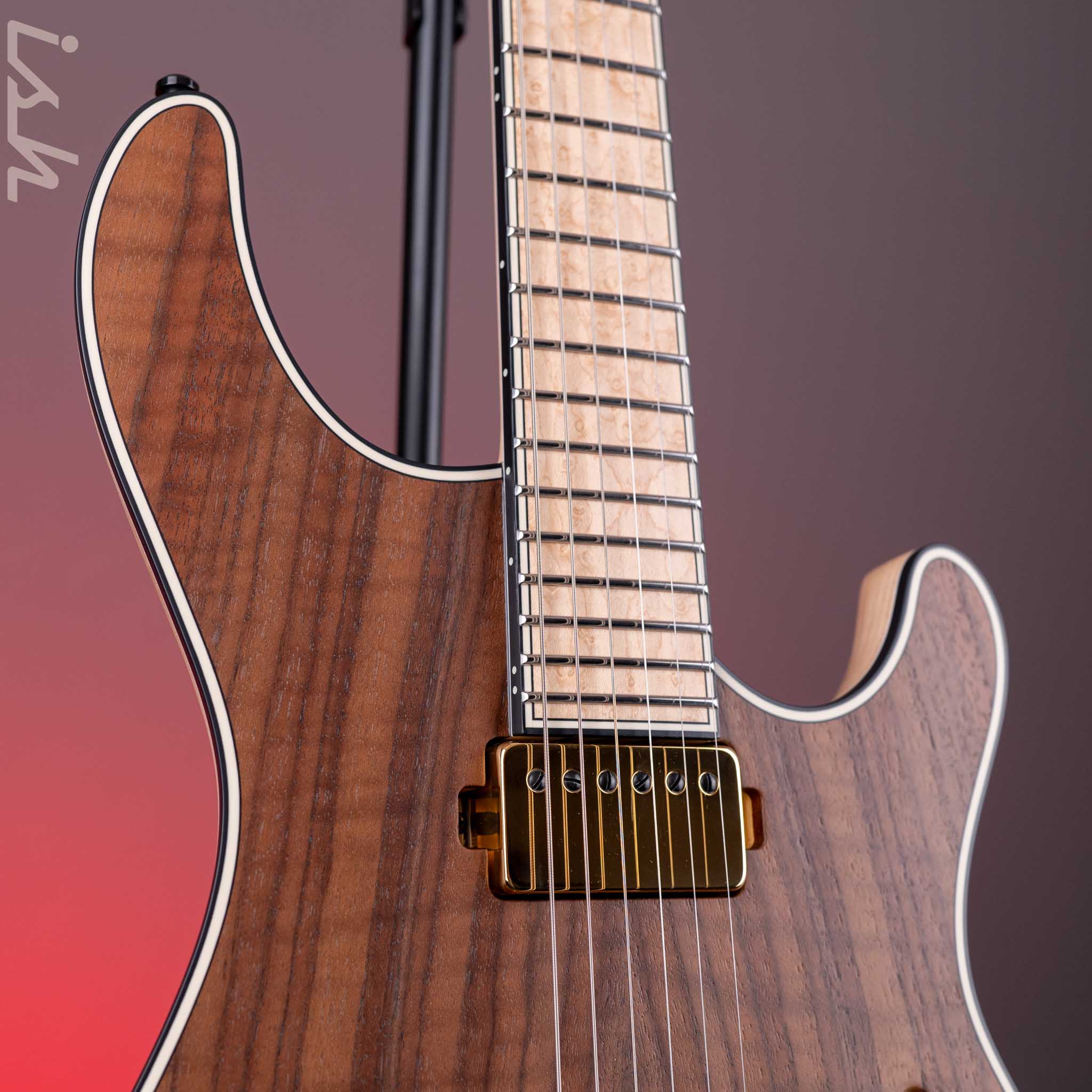 Mayones Regius 6 Electric Guitar Master Grade Curly Walnut - Image 3