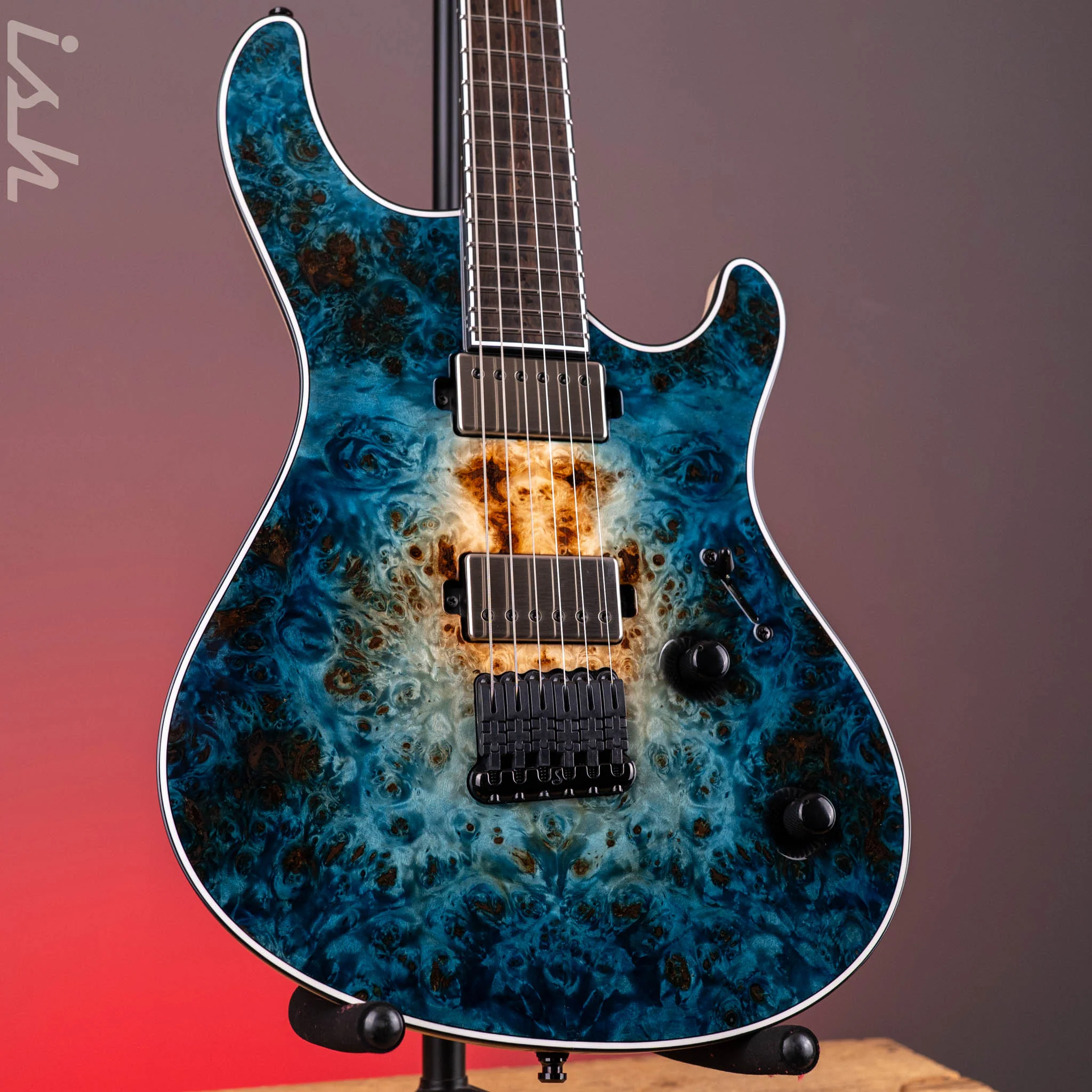 Mayones Regius 6 NAMM 2026 Eye Poplar Turquoise Burst Out
