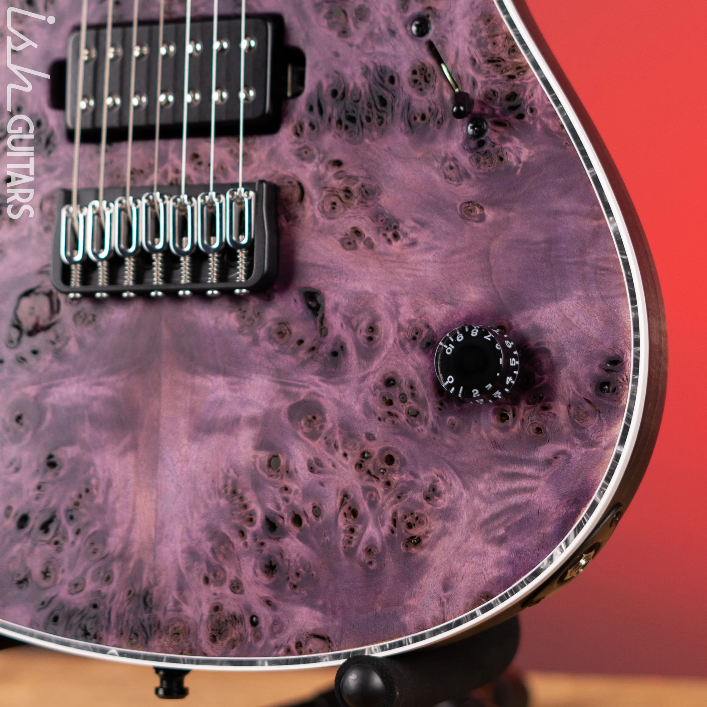 Mayones Regius 7 7-String Electric Guitar Antique Violet Raw - Image 4