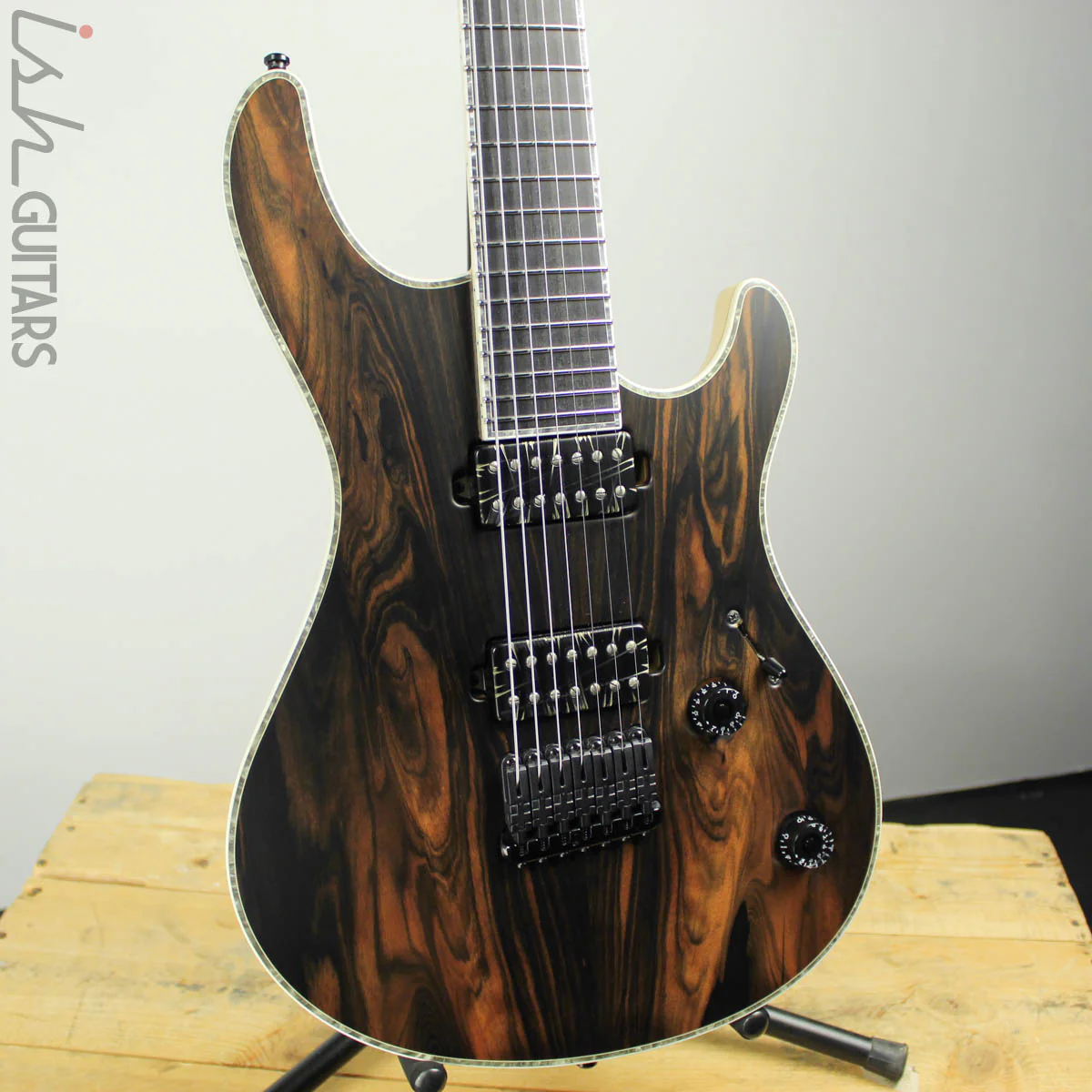 2016 Mayones Regius 7 Custom Macassar Ebony Natural