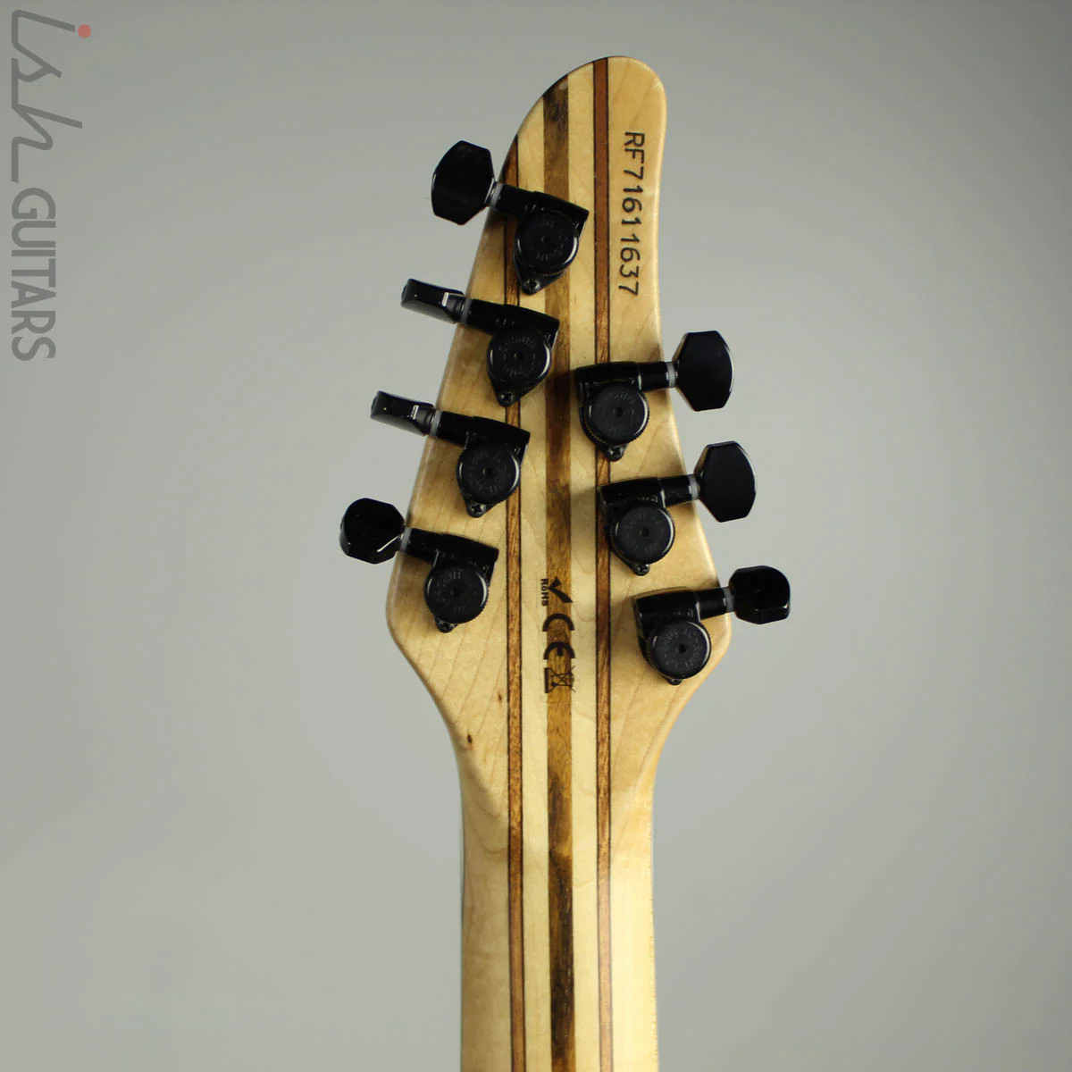 2016 Mayones Regius 7 Custom Macassar Ebony Natural - Image 12