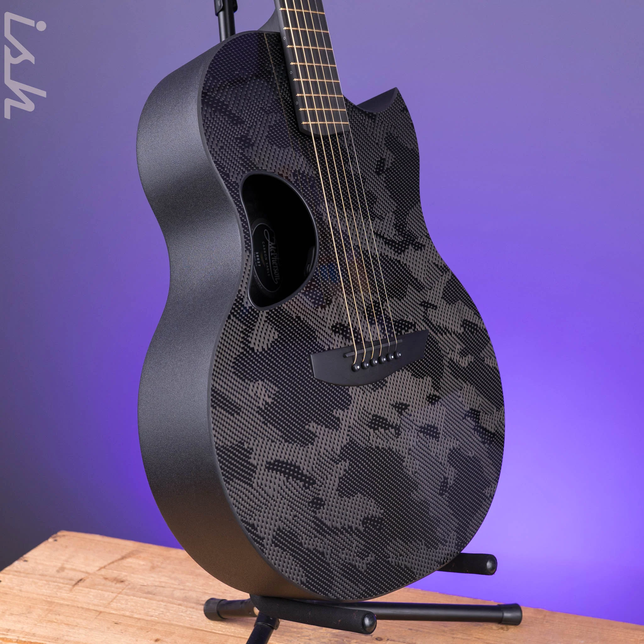 McPherson Carbon Sable Camo Acoustic-Electric Guitar - Image 3
