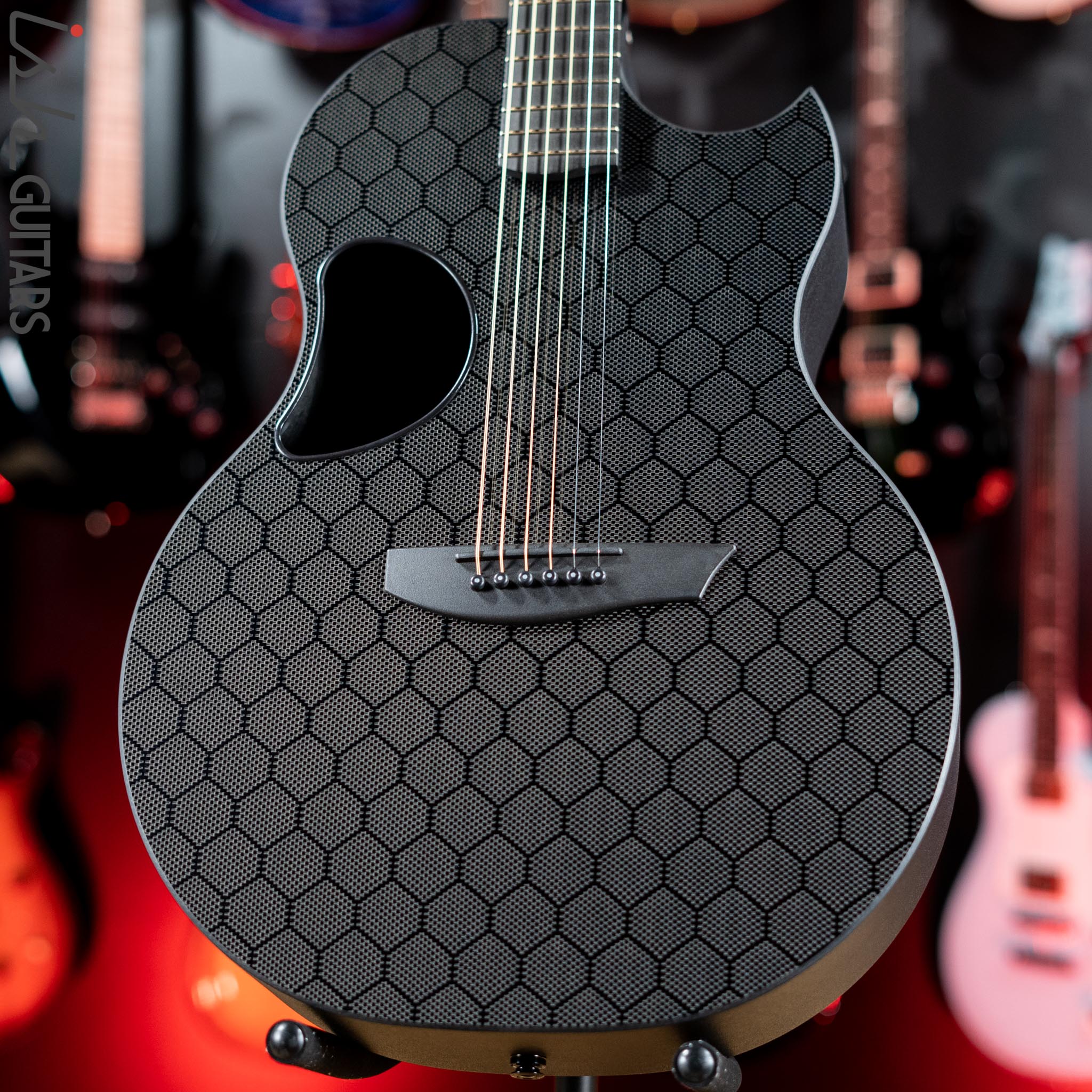McPherson Carbon Series Sable Honeycomb 510 EVO Carbon Fiber Gold Hardware