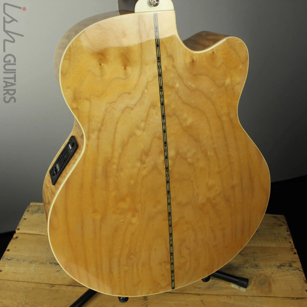 Michael Kelly Dragonfly 4 Left Hand Acoustic Bass Natural MKDF5FLLHN - Image 8