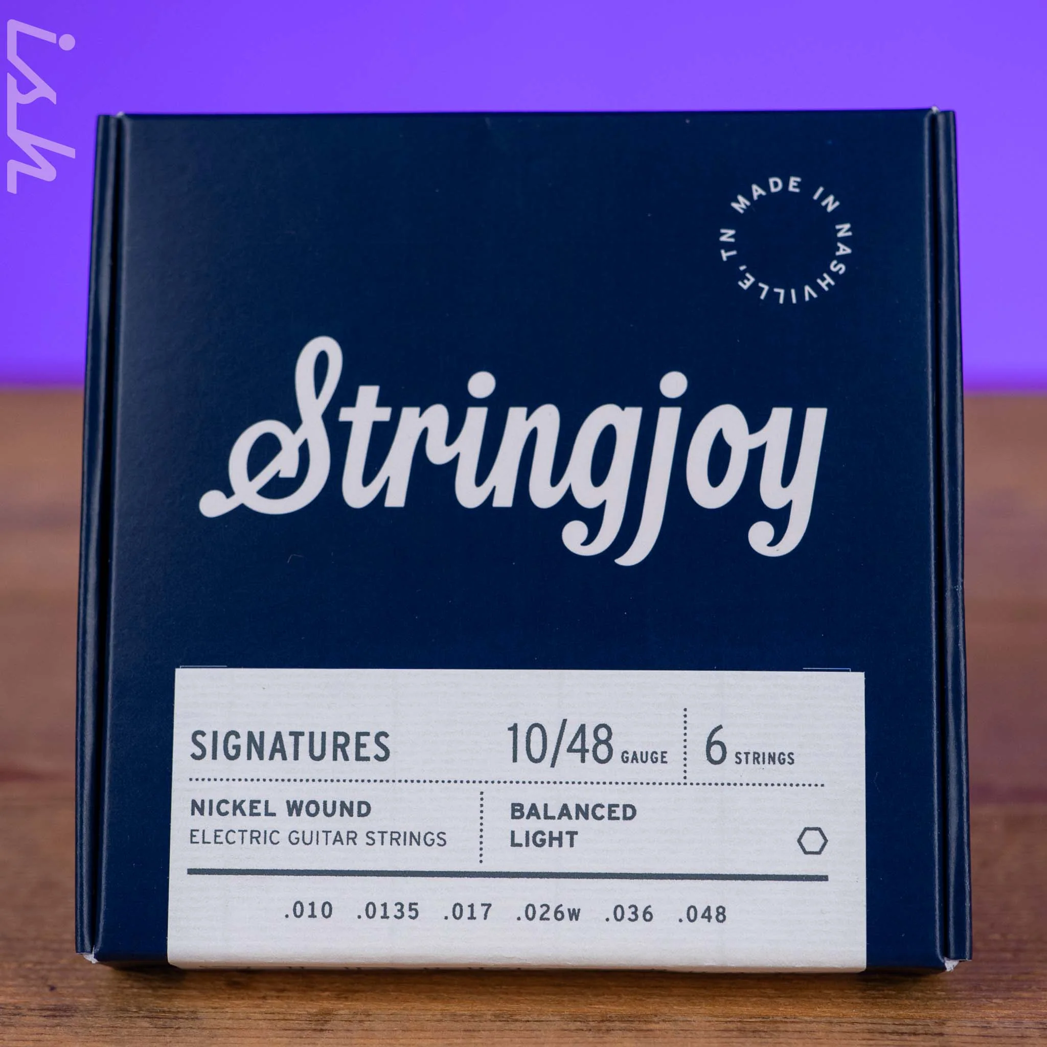 Stringjoy Signatures Balanced Light Gauge (10-48) Nickel Wound Electric Guitar Strings