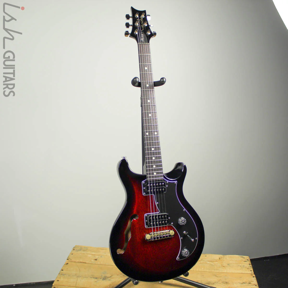 2019 PRS S2 Mira Semi-Hollow Vintage Cherry Smokeburst - Image 2