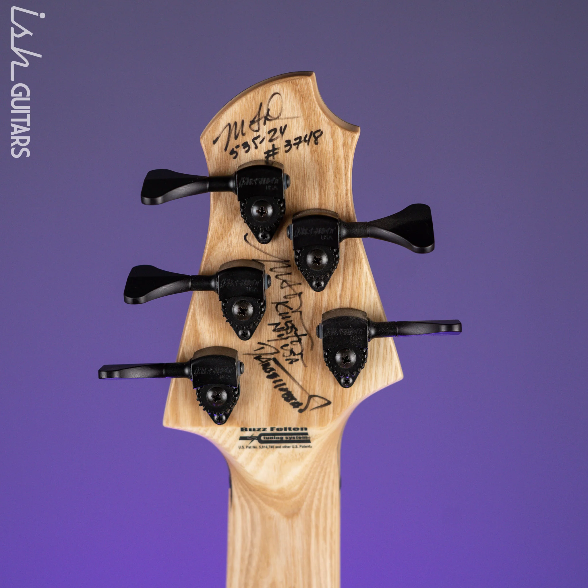 MTD 535-24 5-String Bass Morado 10-Top Natural - Image 12