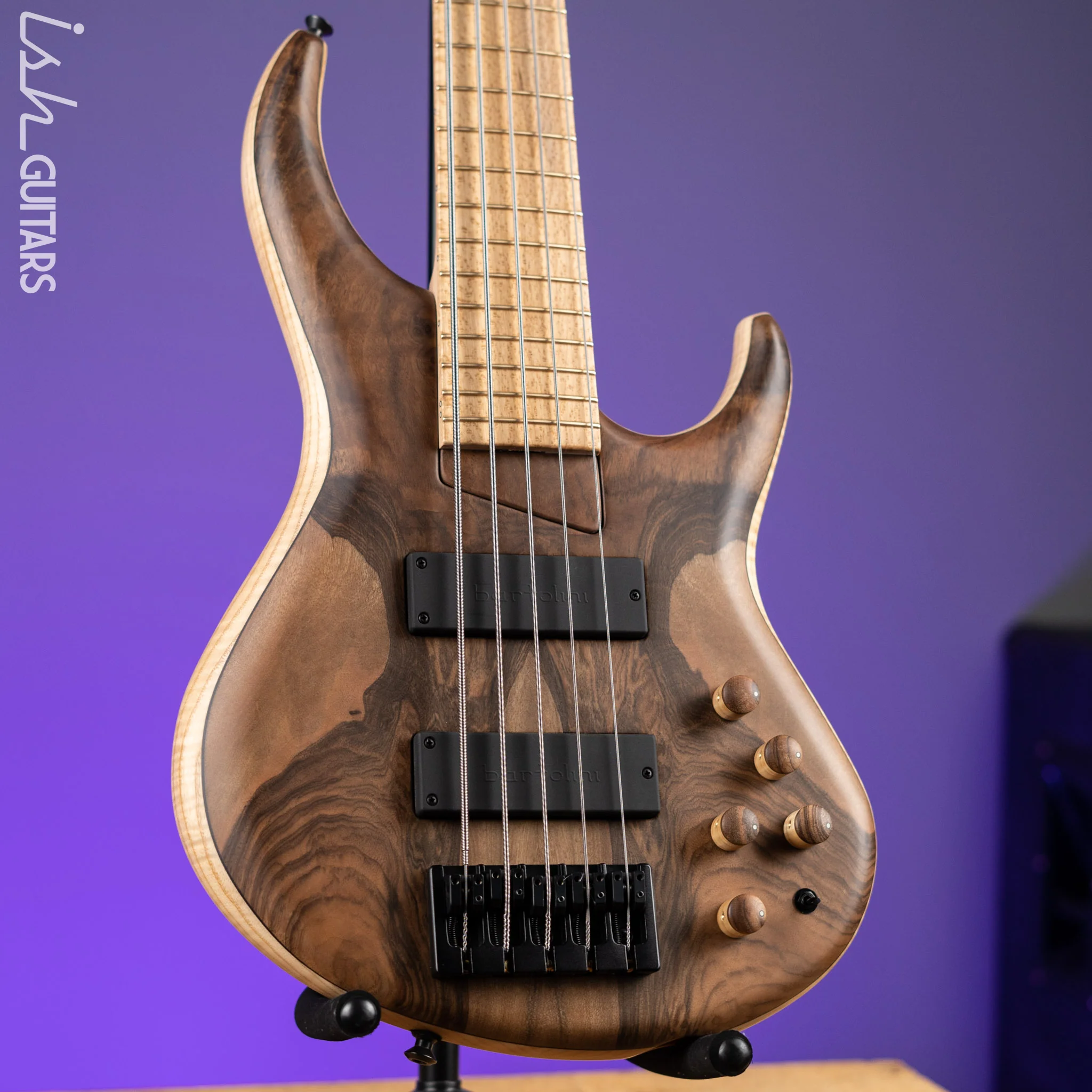 MTD 535-24 5-String Bass Wild Walnut Flamed Ash