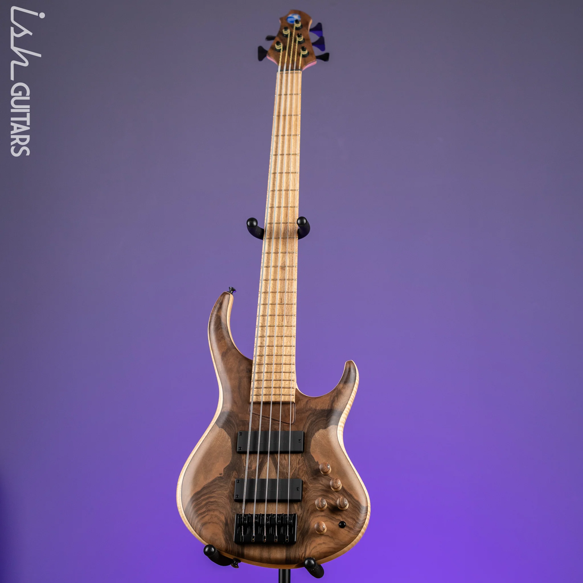 MTD 535-24 5-String Bass Wild Walnut Flamed Ash - Image 2