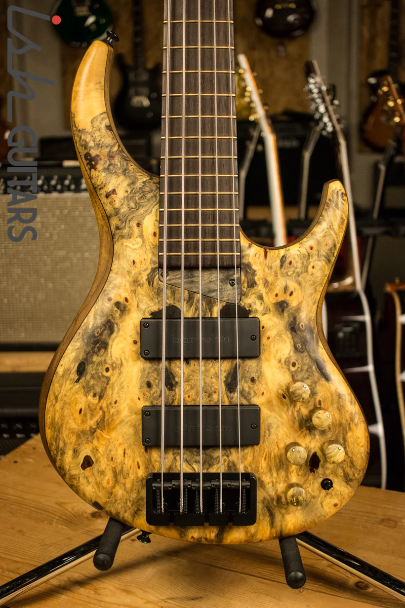 MTD 535-24 Buckeye Burl Bass Guitar