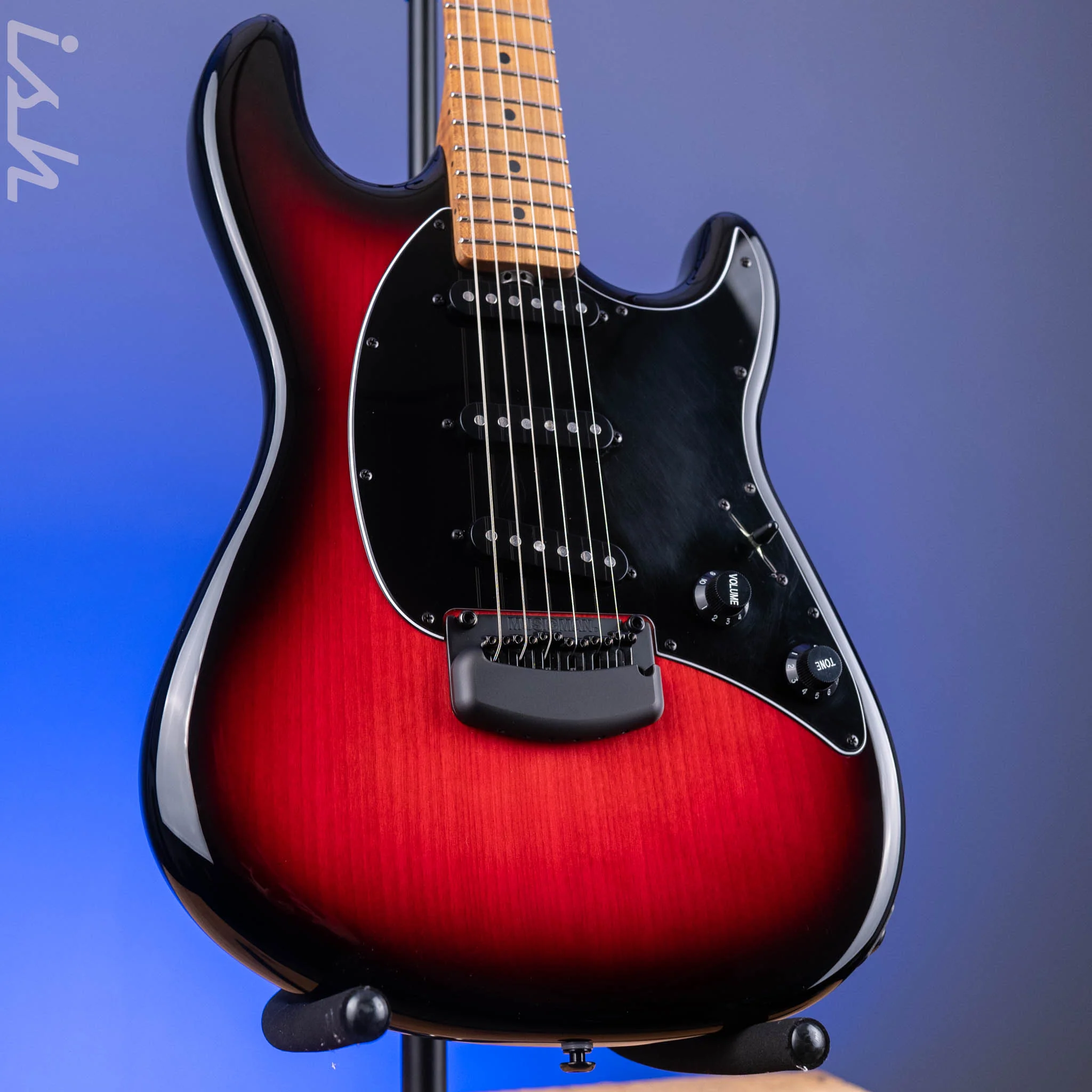 2022 Ernie Ball Music Man Cutlass HT SSS Raspberry Burst