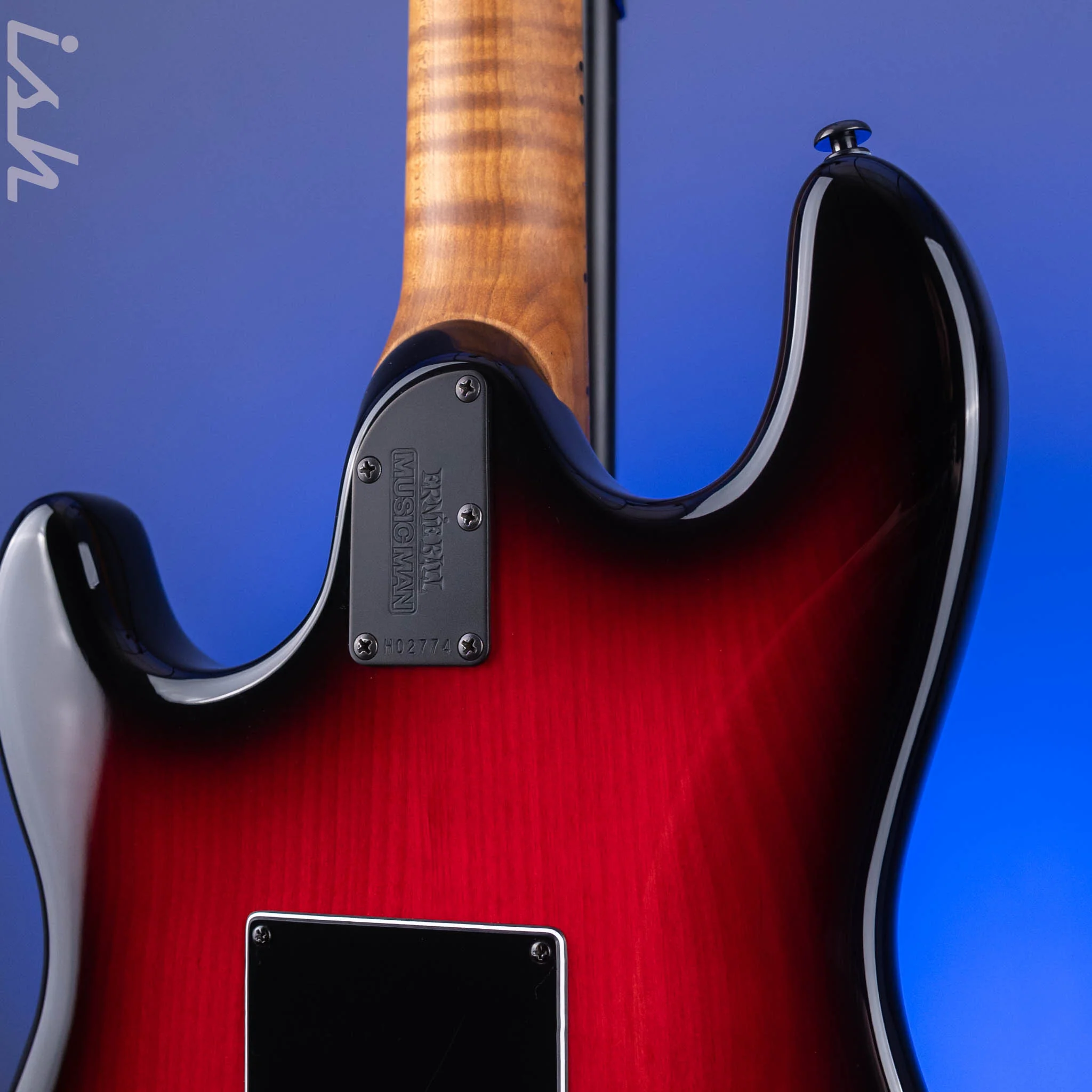 2022 Ernie Ball Music Man Cutlass HT SSS Raspberry Burst - Image 10