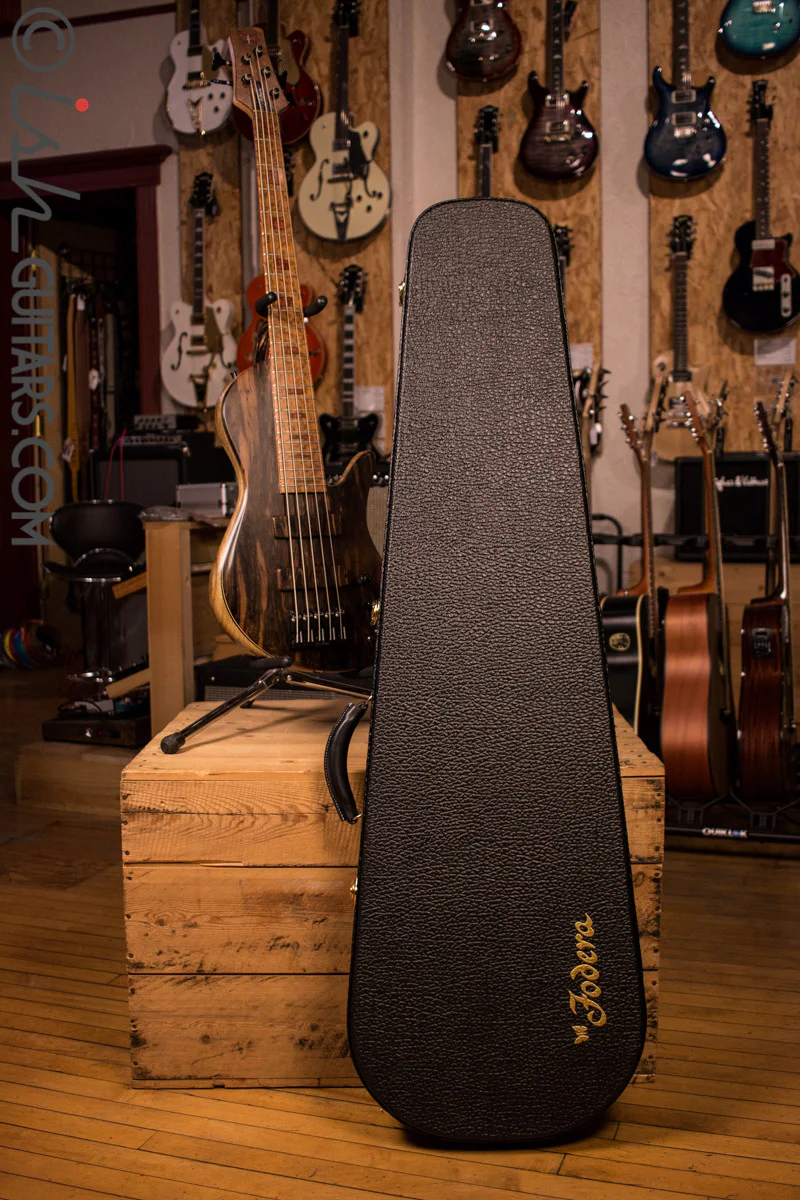 NAMM 2017 Fodera Macassar Ebony Emperor II 5 Elite - Image 14