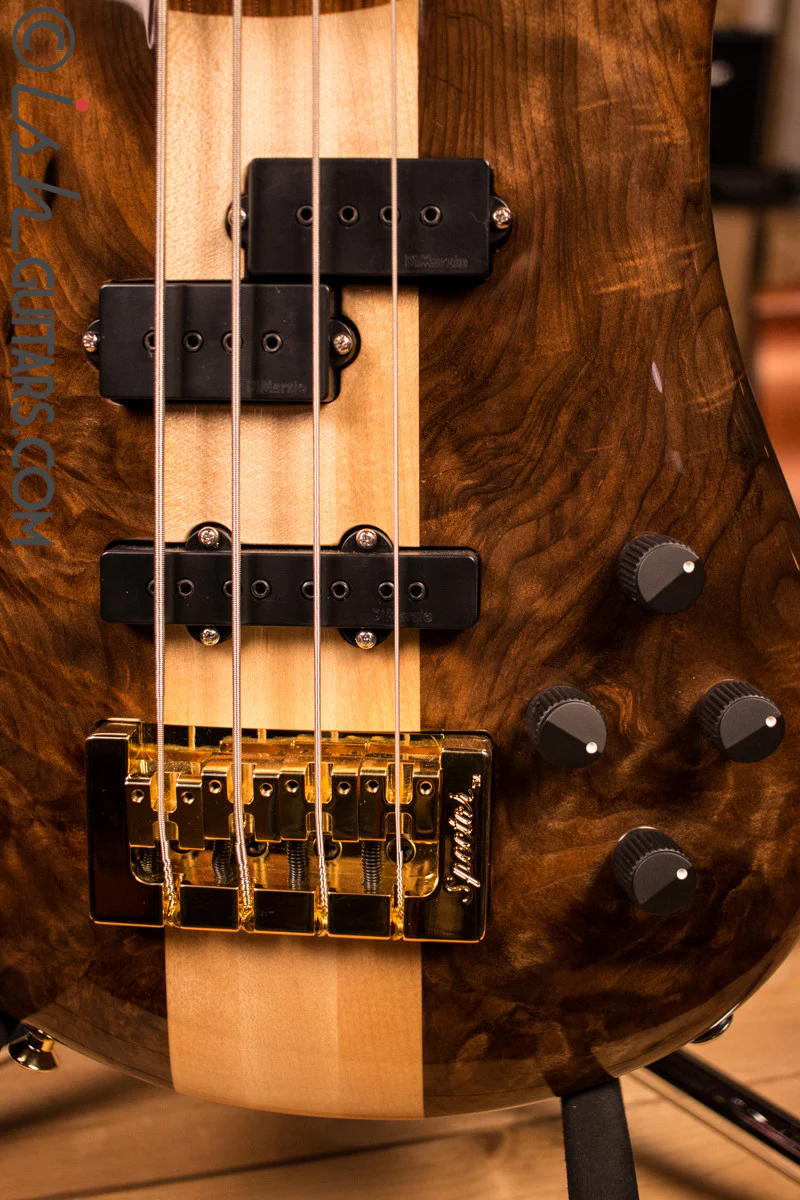 NAMM Spector NS-2 Water Cured Redwood Gloss Bass Guitar - Image 4