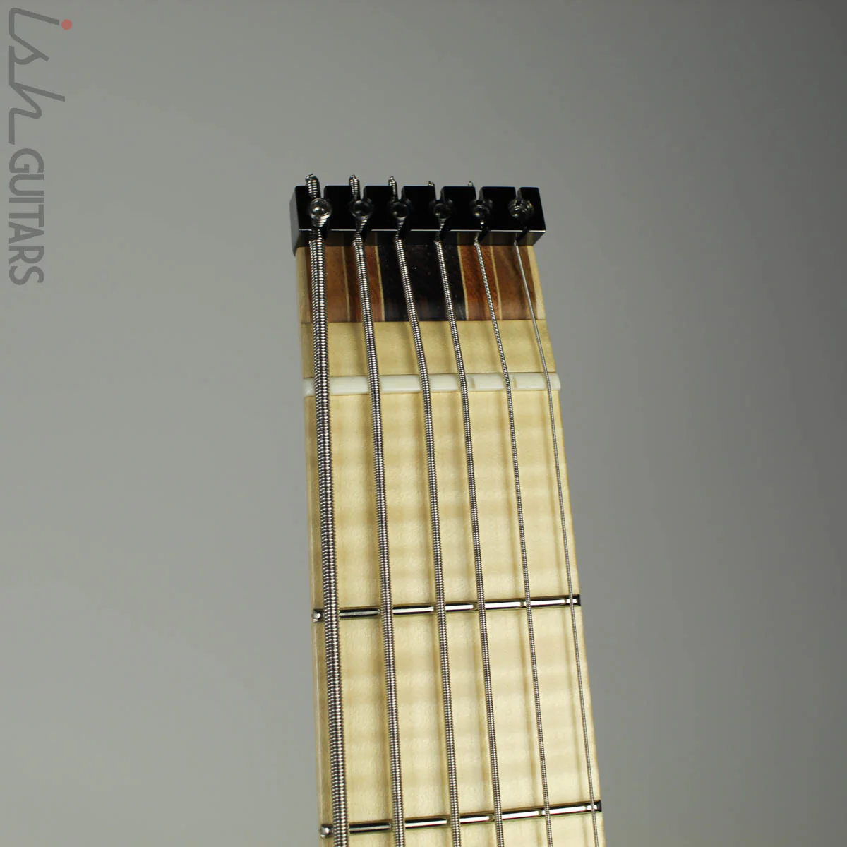 Paul Lairat Stega 6 Headless Figured Maple Fretboard Bass Guitar - Image 6