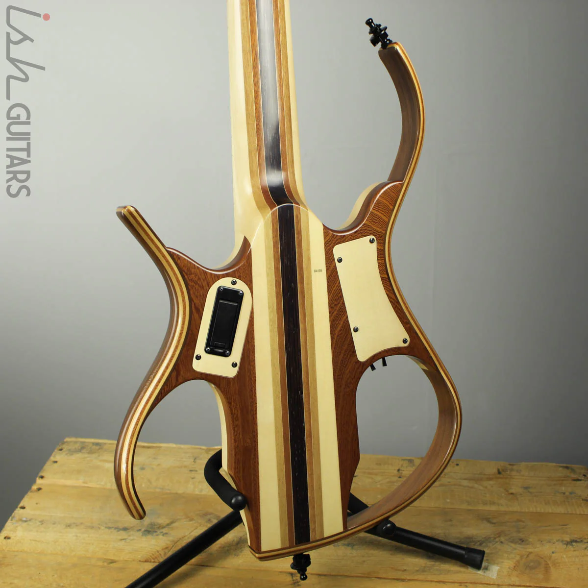 Paul Lairat Stega 6 Headless Figured Maple Fretboard Bass Guitar - Image 8
