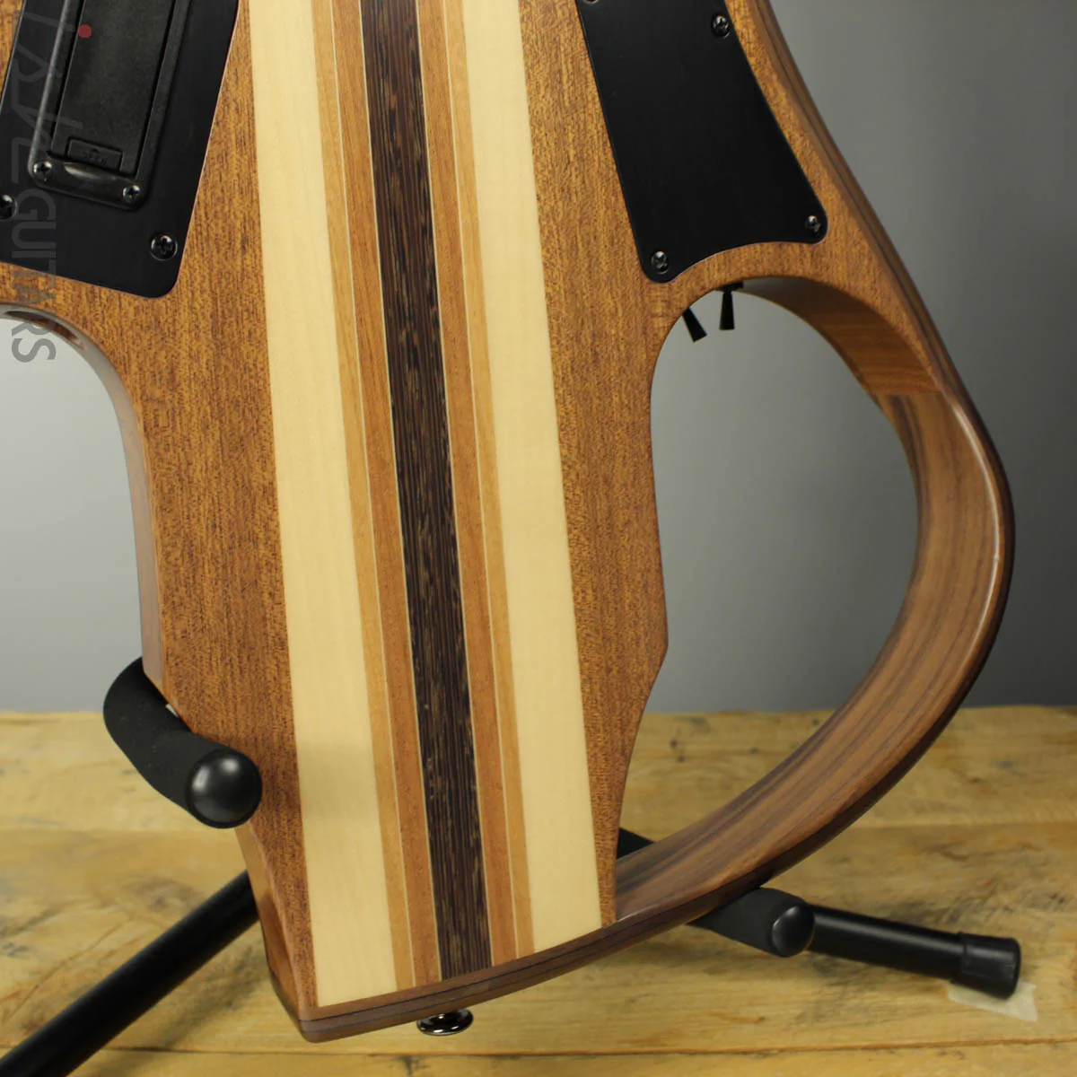 Paul Lairat Stega Luxe 5 String Koa Bass Guitar - Image 8