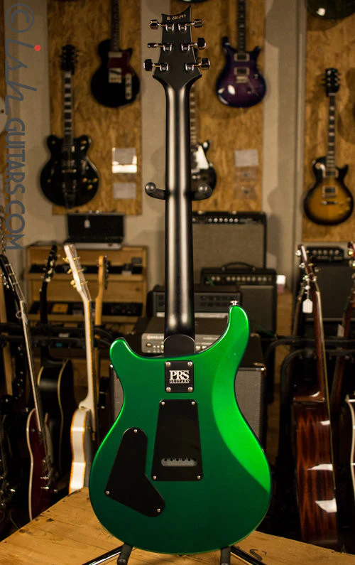 Paul Reed Smith CE24 Custom Color Metallic Green with Green Stained Binding - Image 10