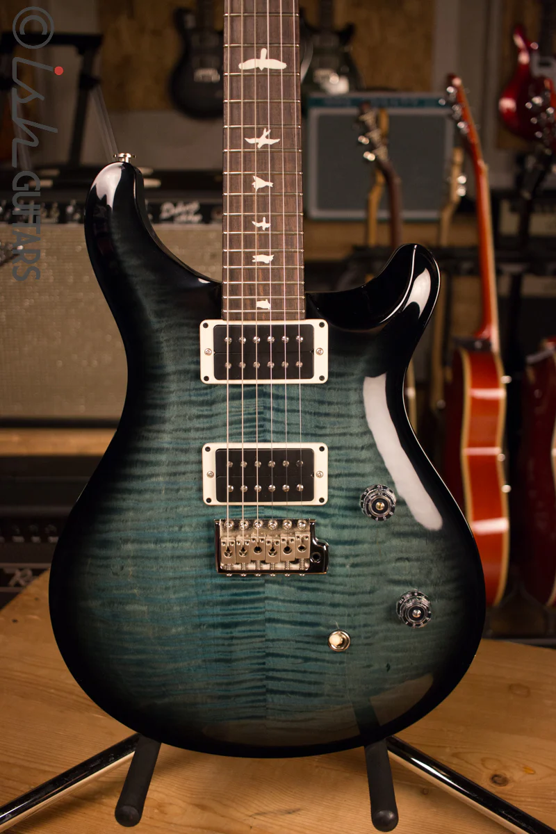 Paul Reed Smith PRS CE24 Custom Color Aqua Smokewrap Burst