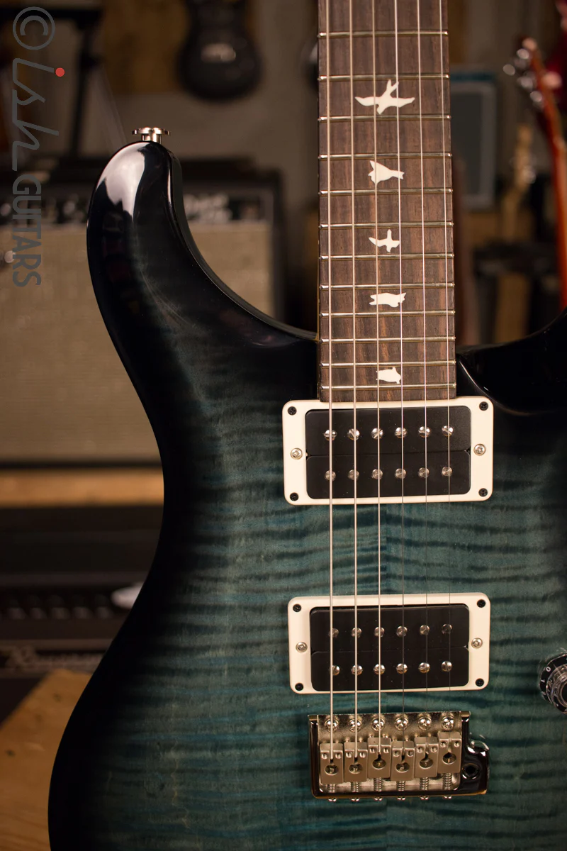 Paul Reed Smith PRS CE24 Custom Color Aqua Smokewrap Burst - Image 3
