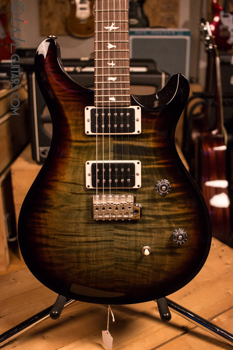 Paul Reed Smith PRS CE24 Custom Color Trampas Green Tobacco Burst Electric Guitar