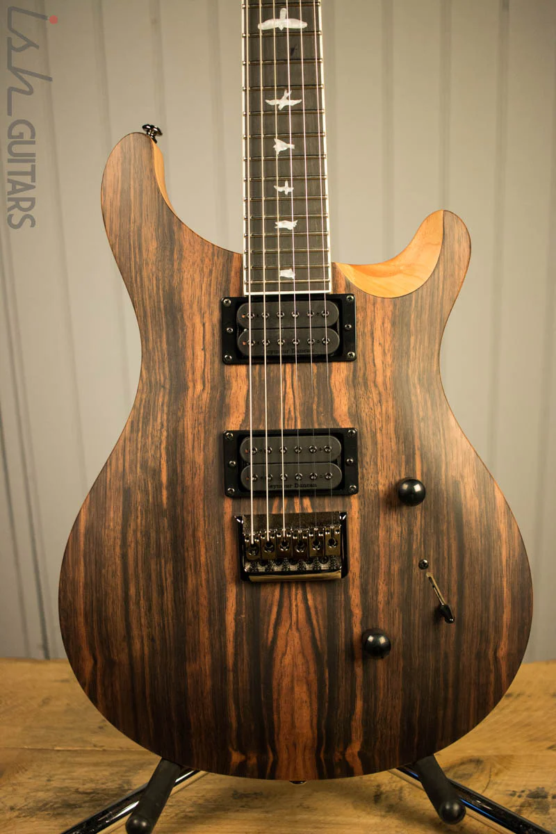Paul Reed Smith PRS Mark Holcomb SE Macassar Ebony Natural Satin Ish Guitars Exclusive #25