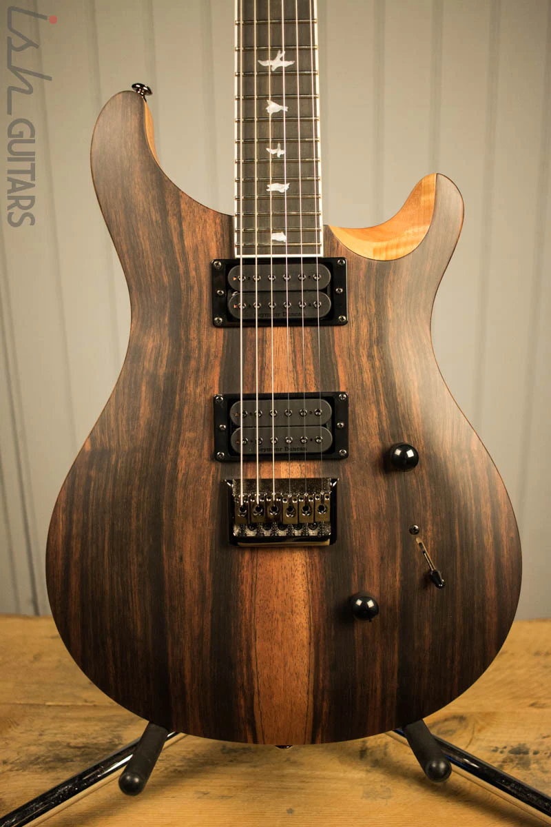 Paul Reed Smith PRS Mark Holcomb SE Macassar Ebony Natural Satin Ish Guitars Exclusive #4