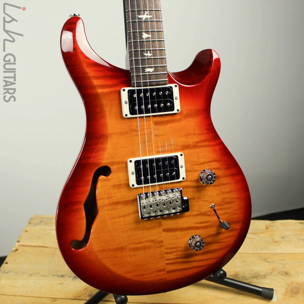 Paul Reed Smith S2 Custom 22 Semi-Hollow Dark Cherry Sunburst
