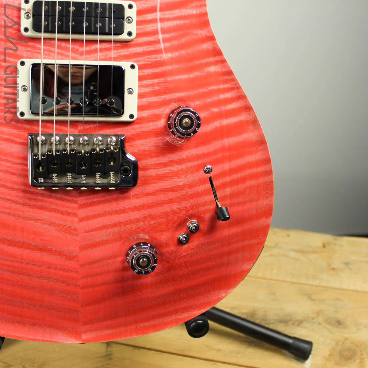 2018 Paul Reed Smith PRS Special 22 Wood Library Bonnie Pink Swamp Ash Body - Image 3